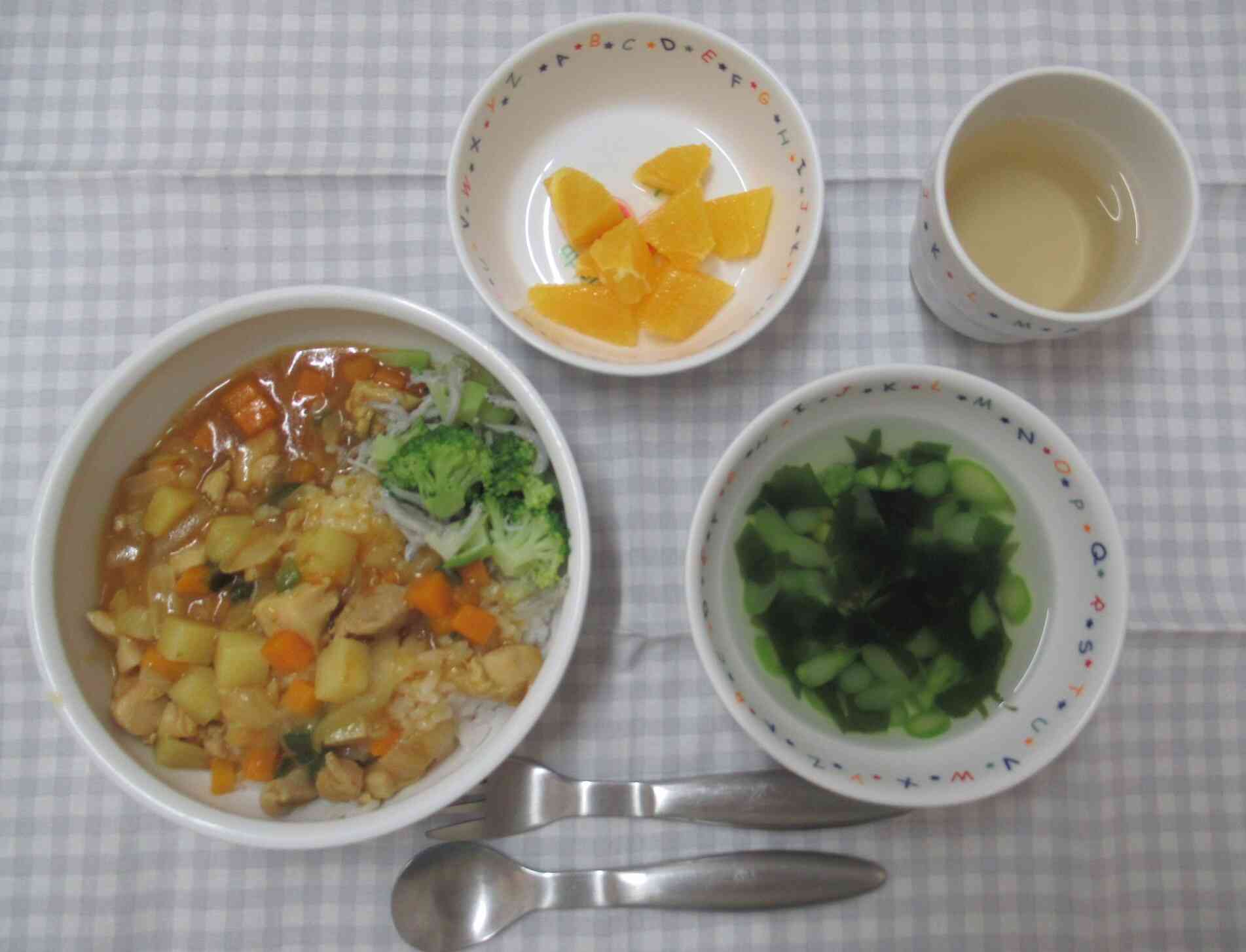 今日の給食(8月1日)