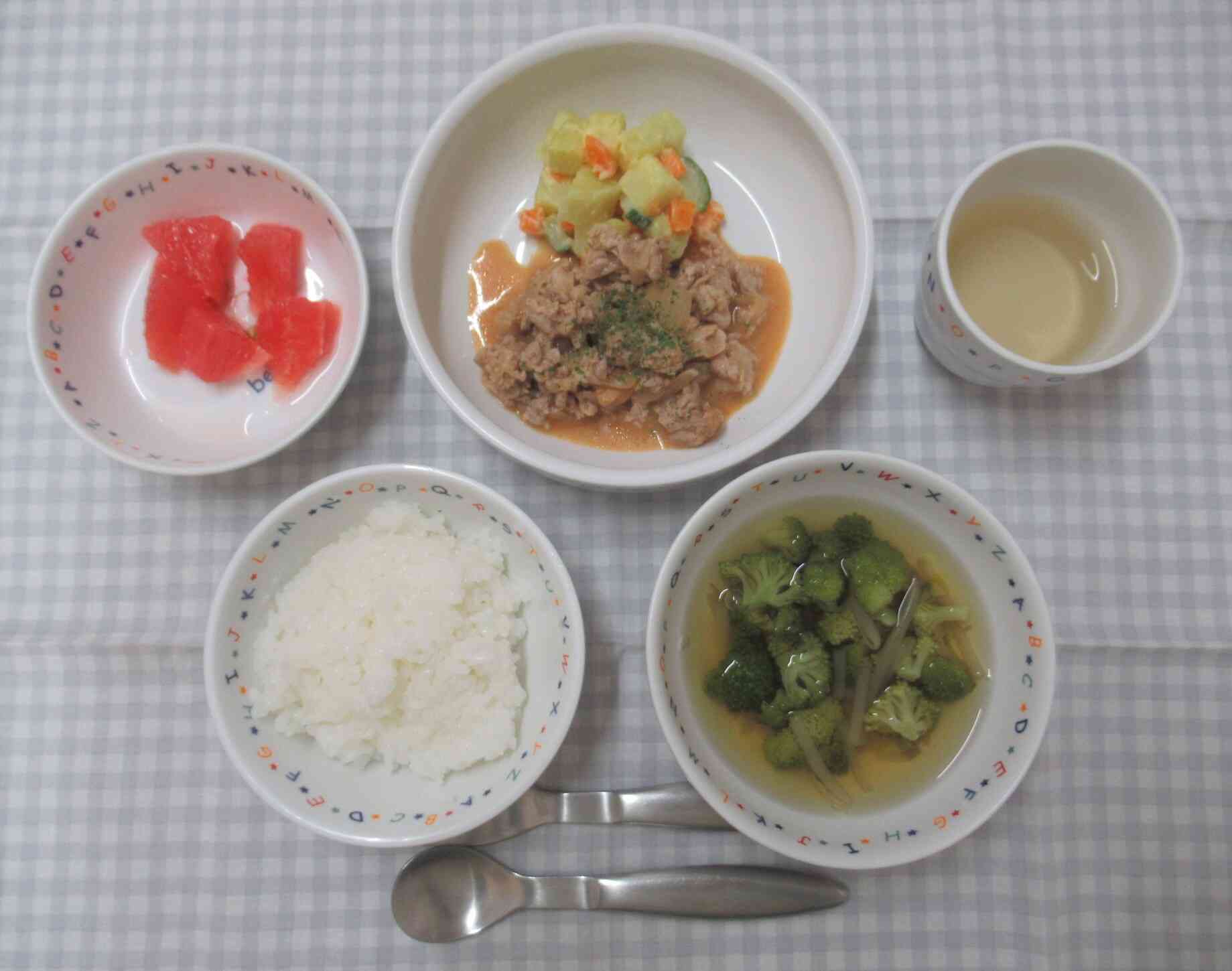 今日の給食(8月12日)