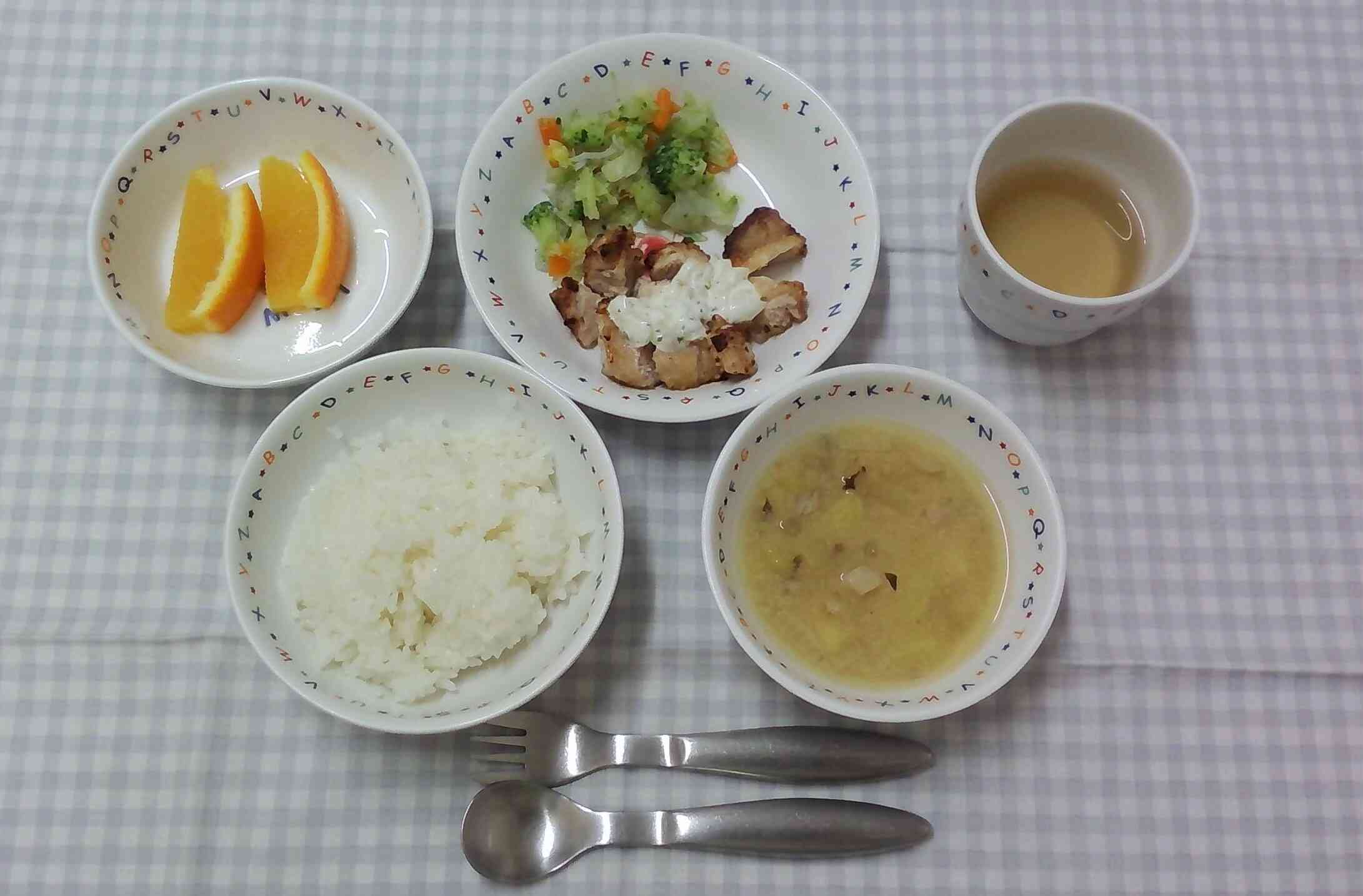 今日の給食(10月7日)