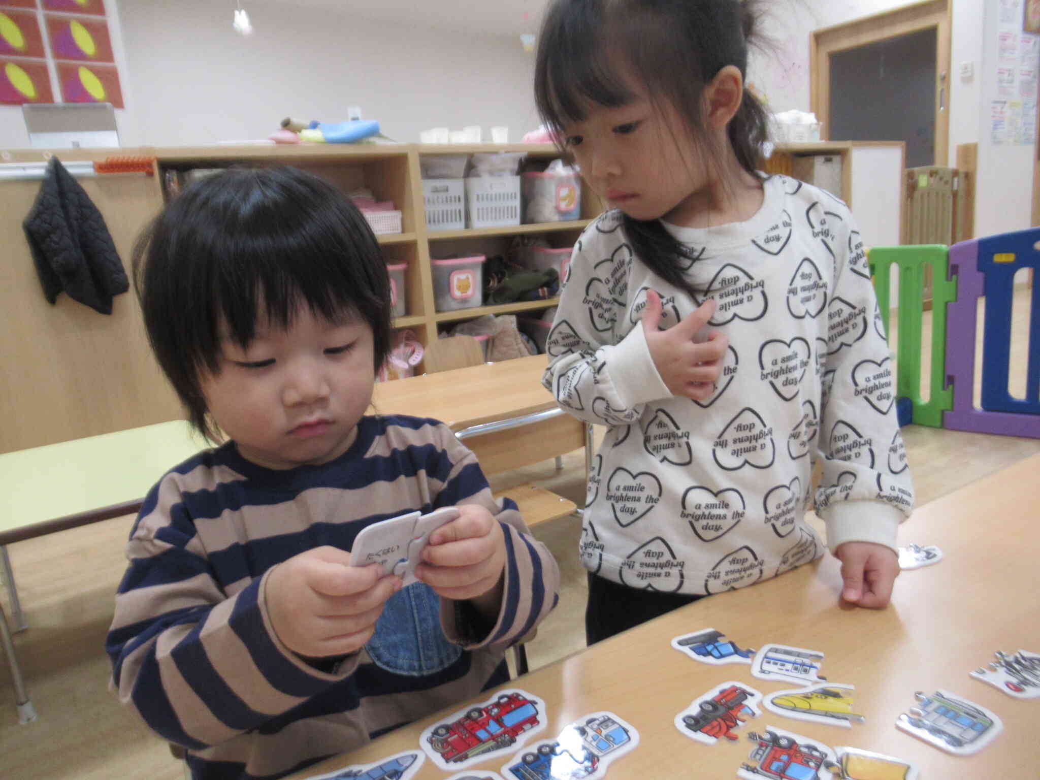 「これでいいかな～？」