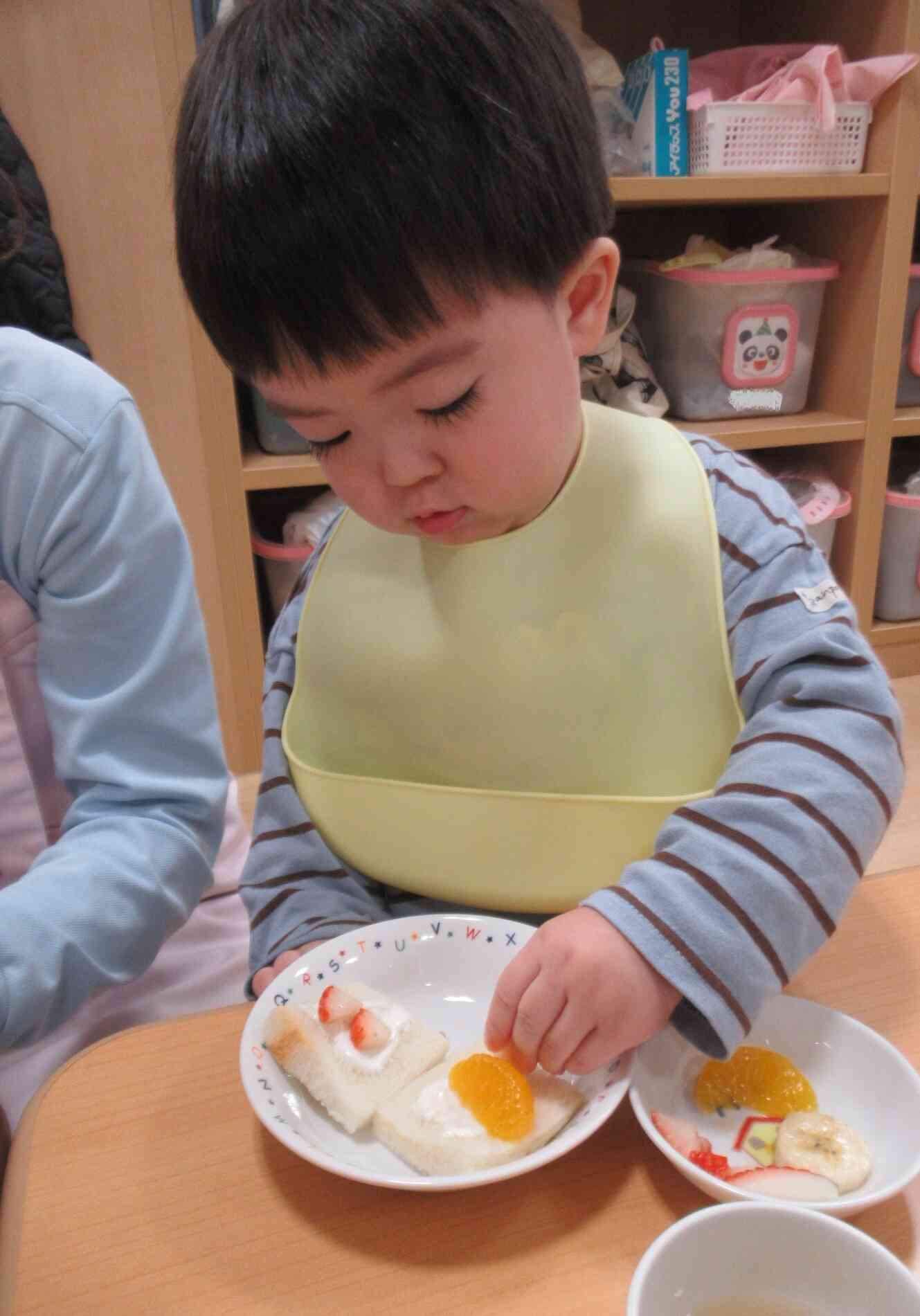 フルーツサンド作り【食育】