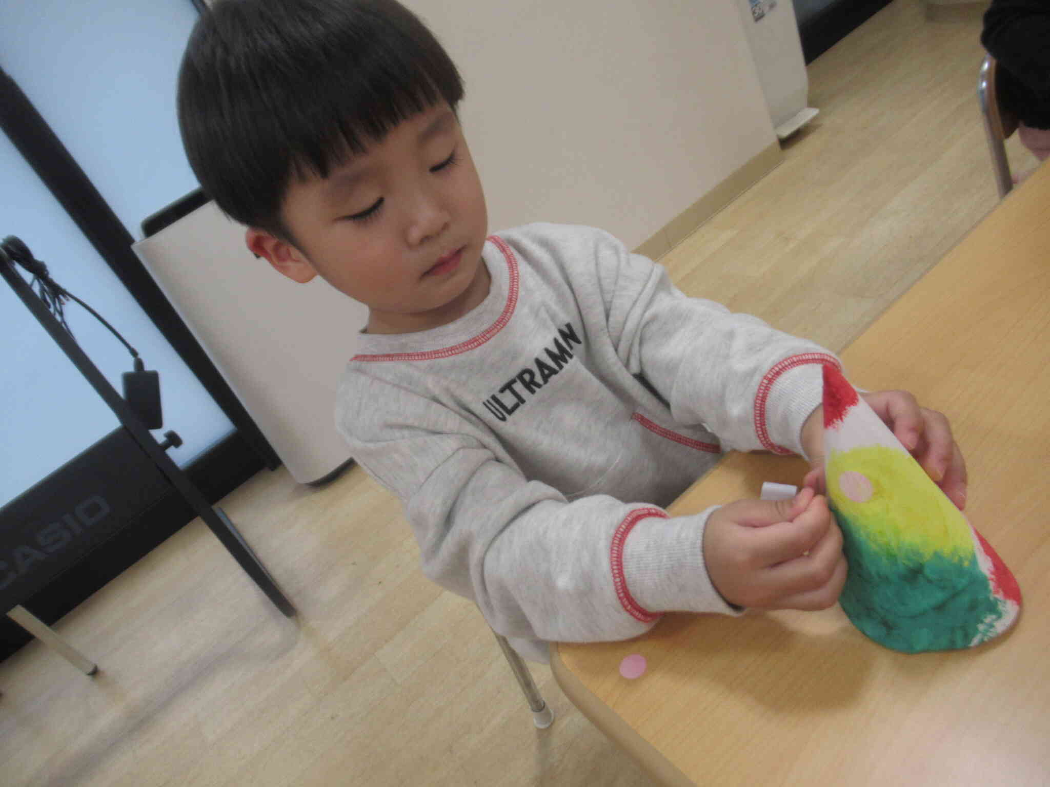 クリスマスツリー作り