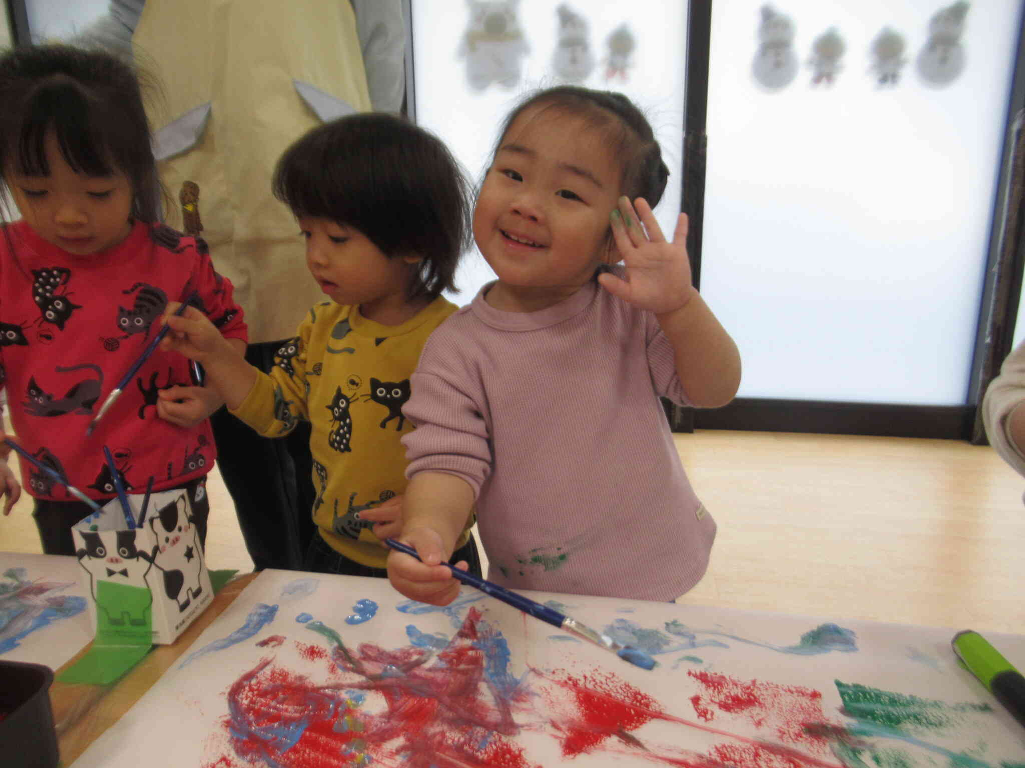 お絵描き楽し～！