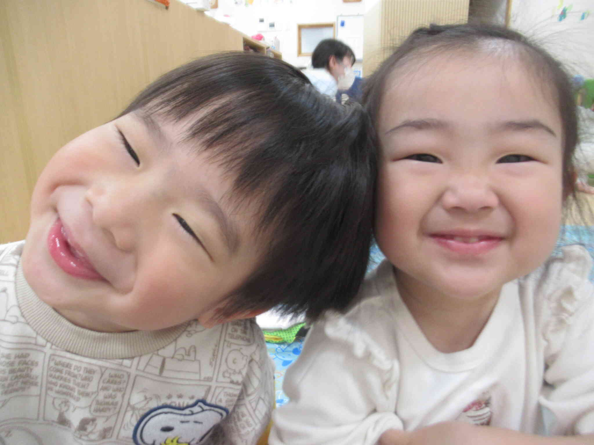 お友だちと一緒、楽しいね♪