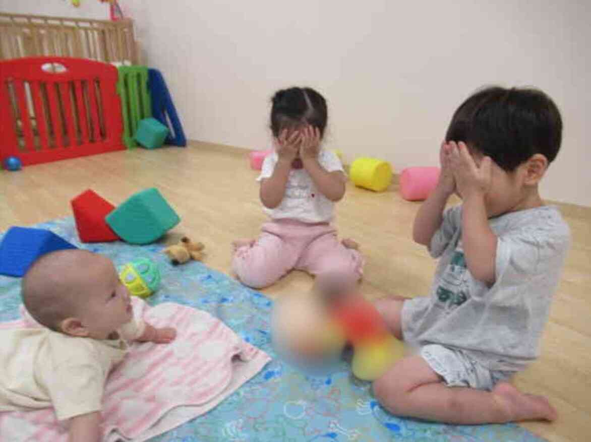 いないいないばぁ~もしてくれました。