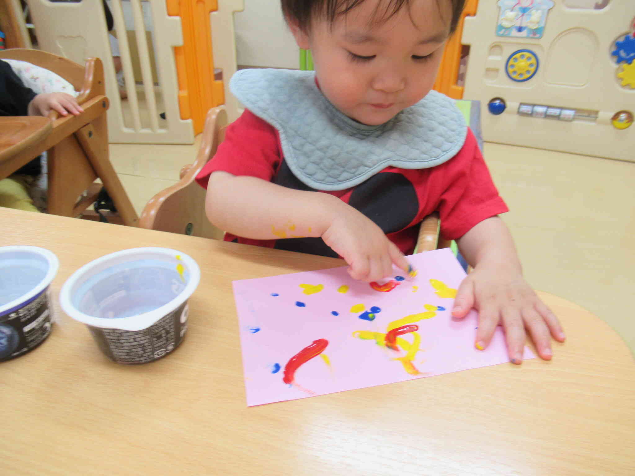 絵具であそんだよ！