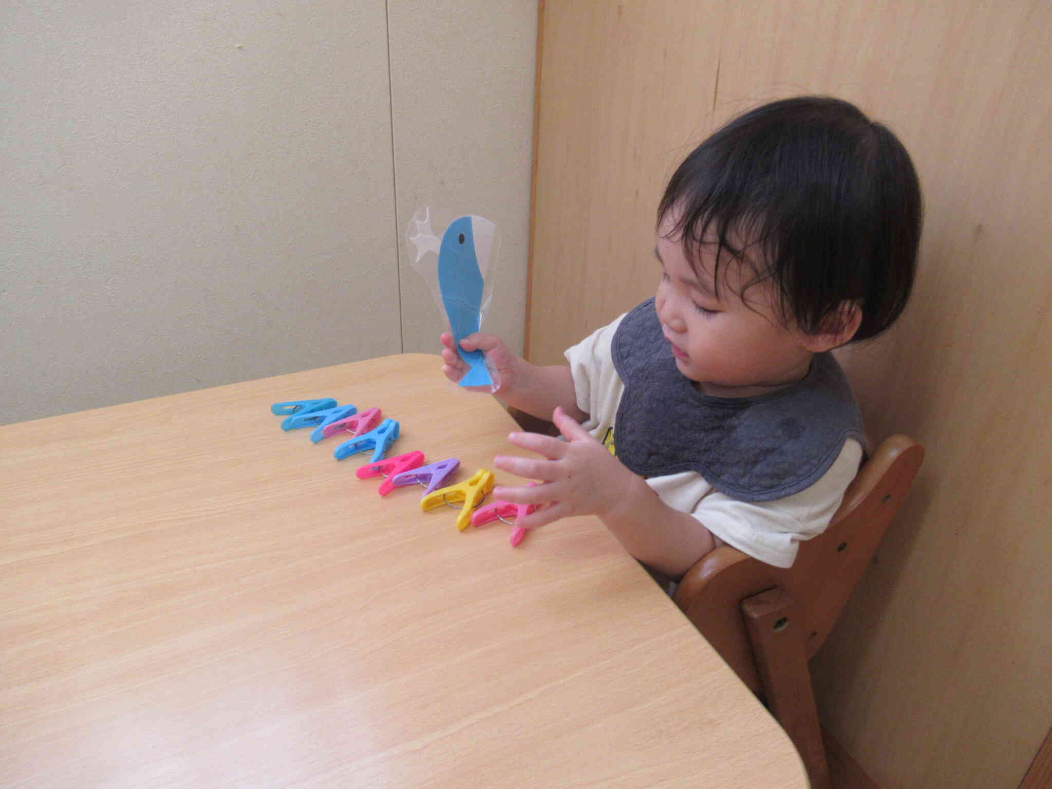 きれいな色が並んだよ！