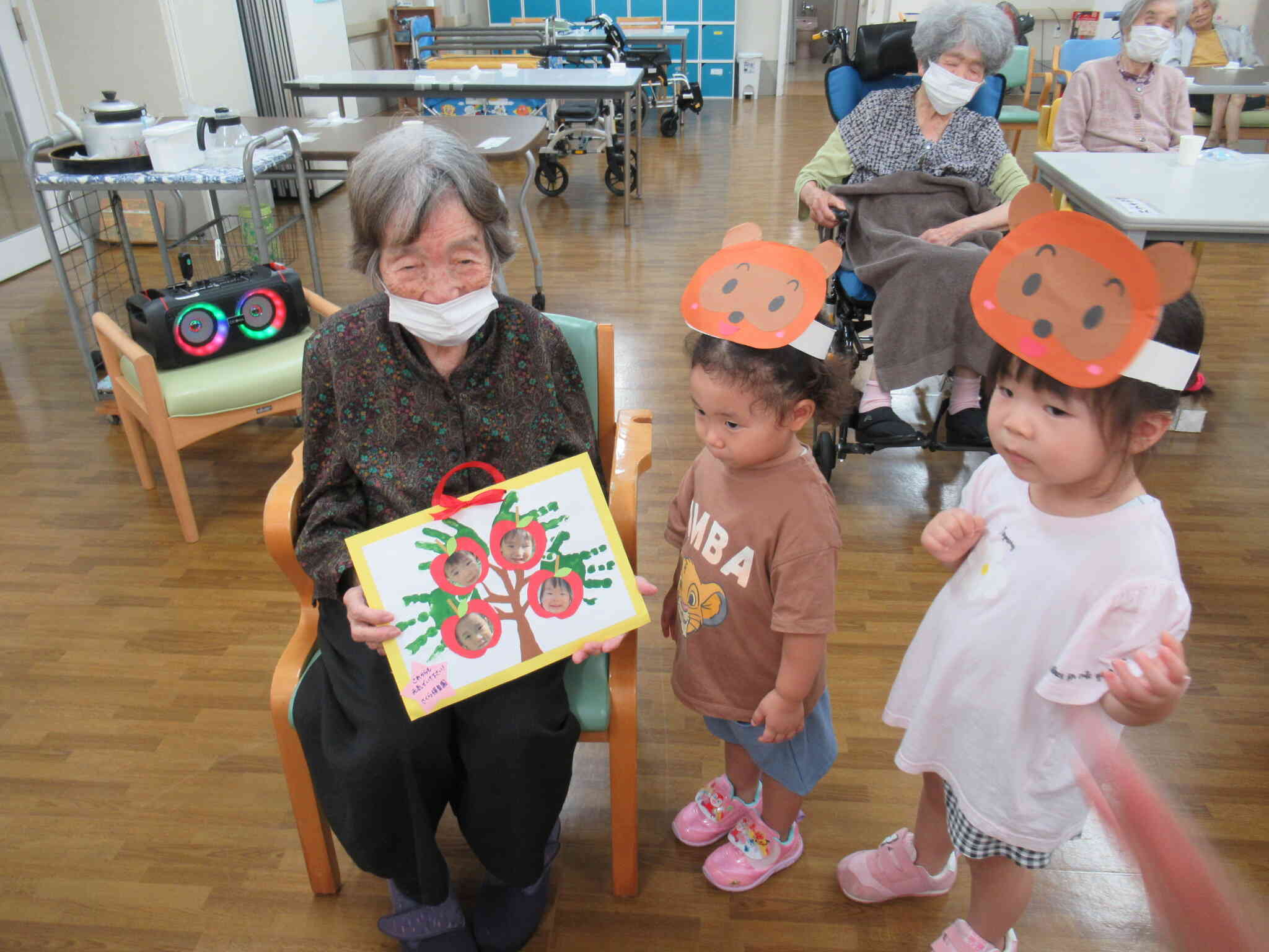 プレゼントを渡しました