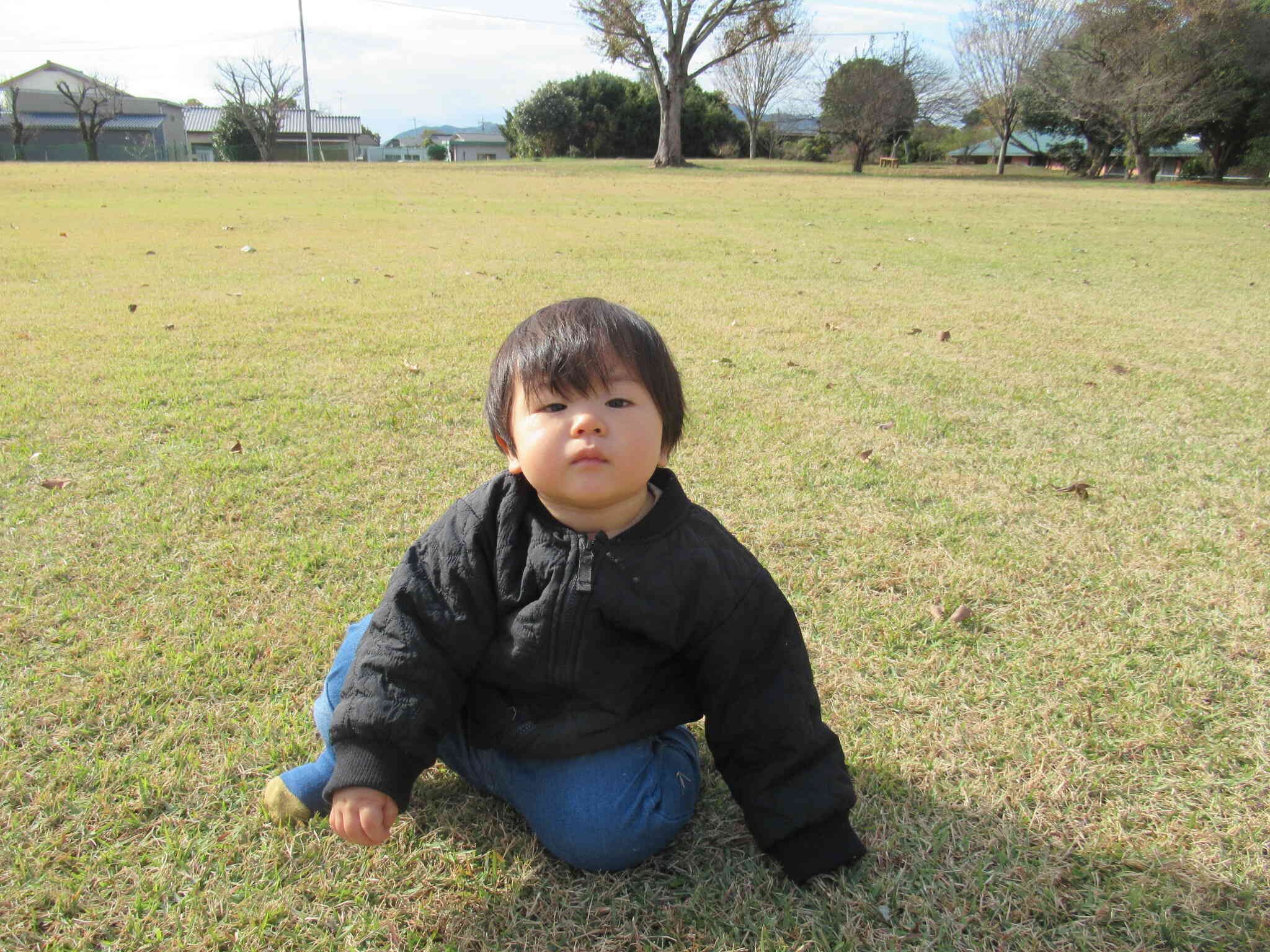 お外楽しいね。