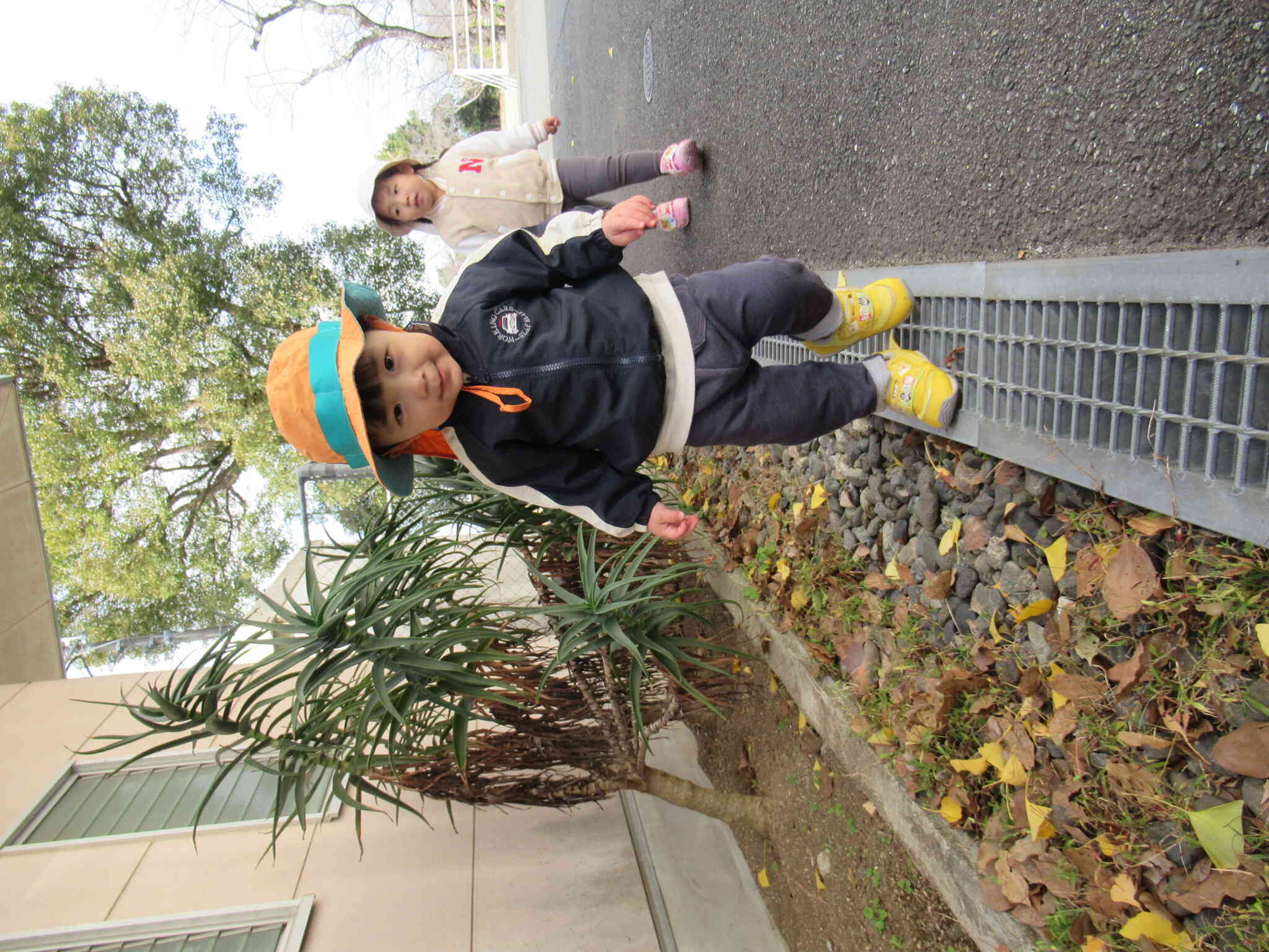 電車ごっこをしたよ。