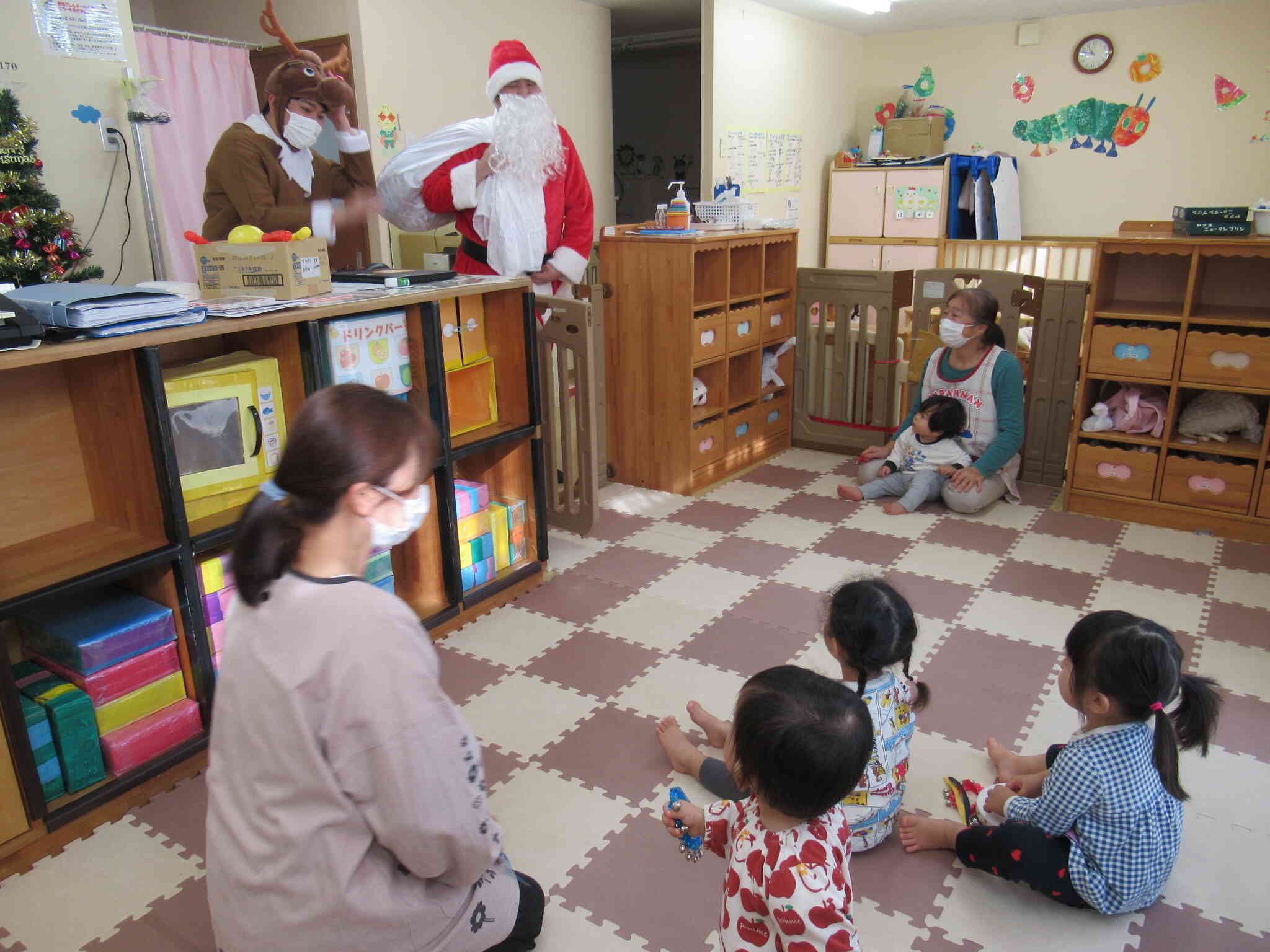 サンタさんが来たよ