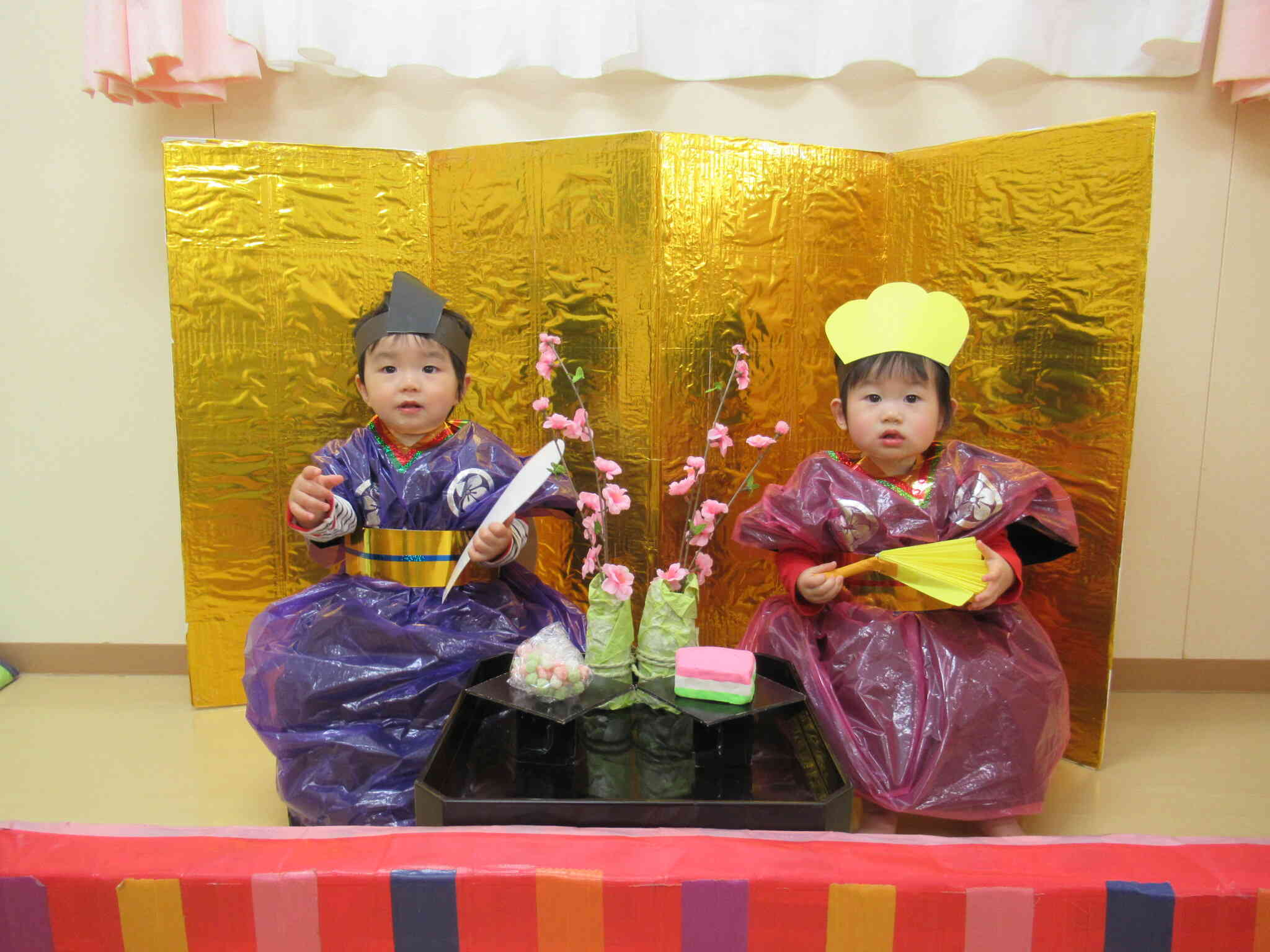おだいり様とおひな様～０歳児さん～
