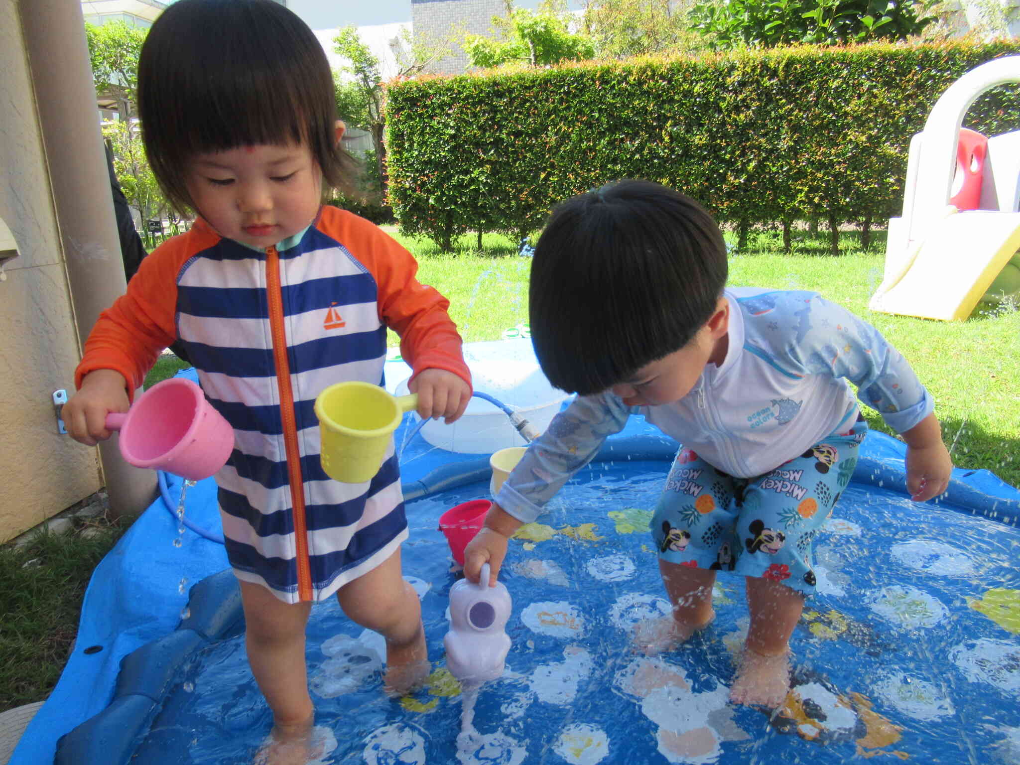 水遊び
