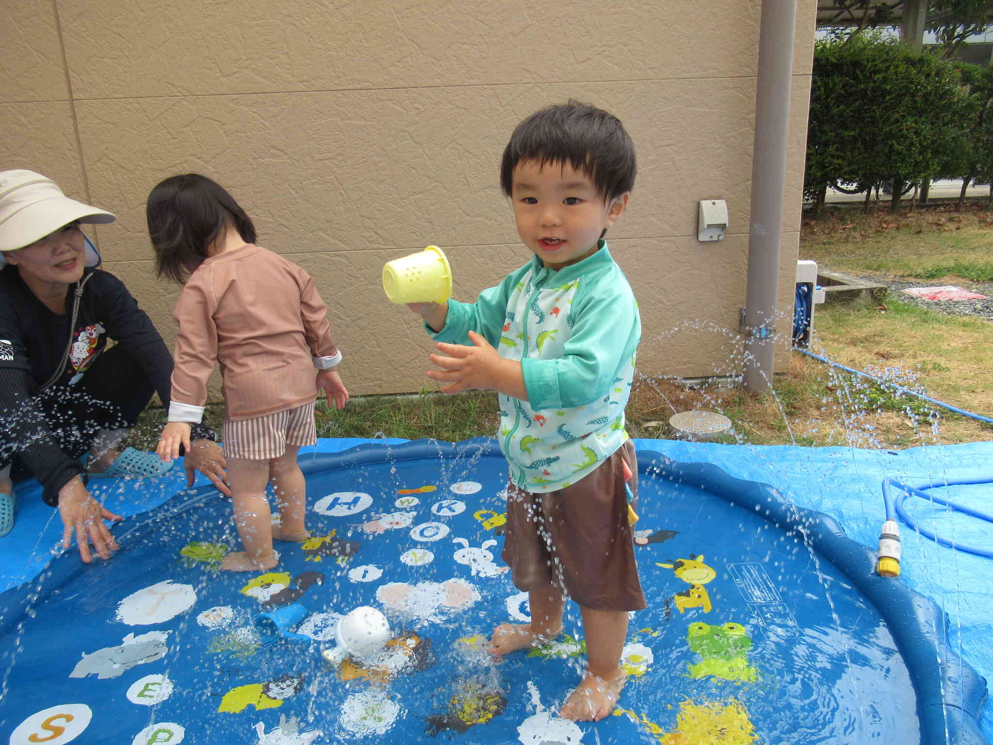 久しぶりの水遊び