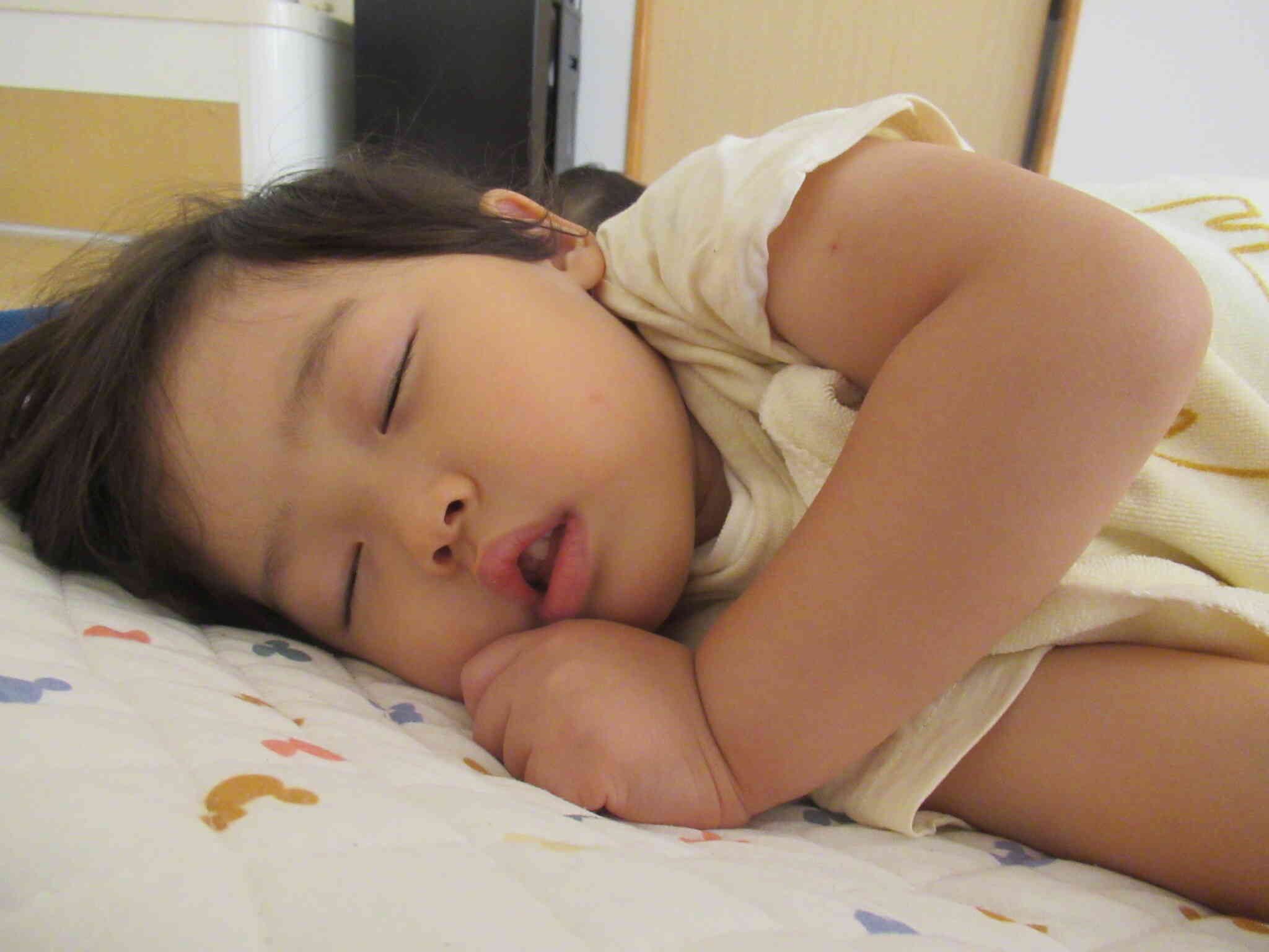 たくさん遊んだ後は。。。Zzzz