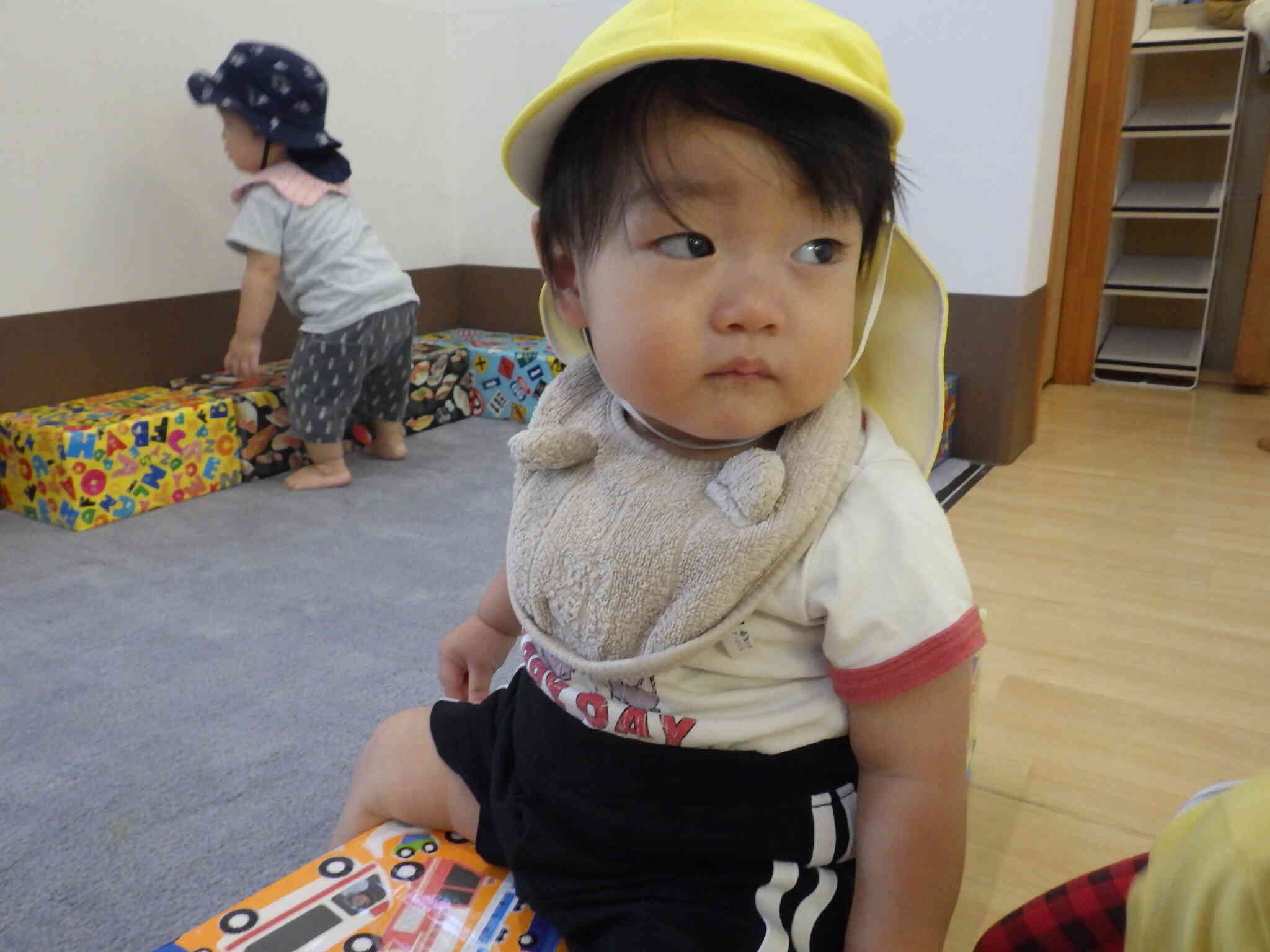 ひよこさんもお外へ行ったよ