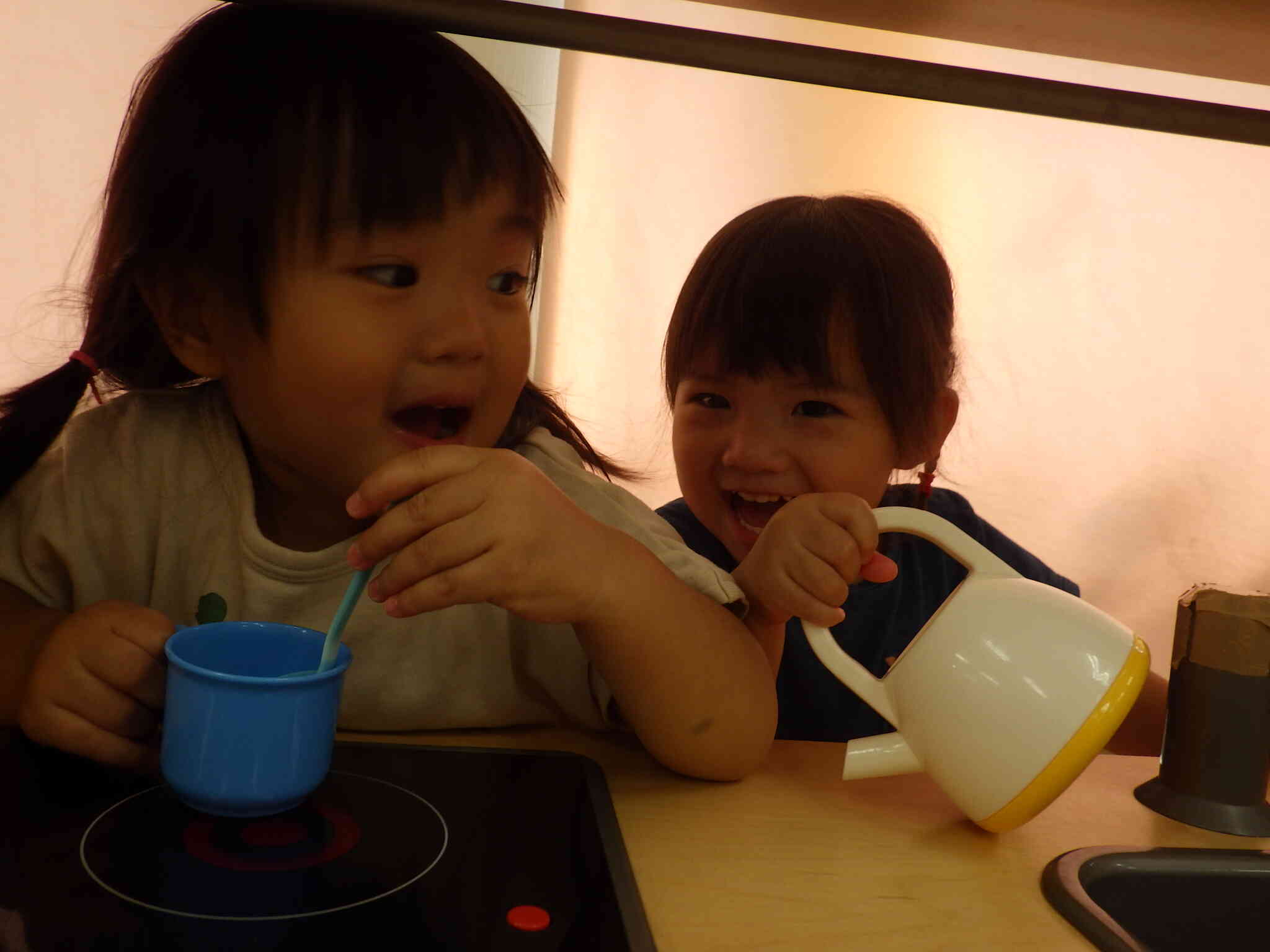 あひるさん　おままごとも大好き！