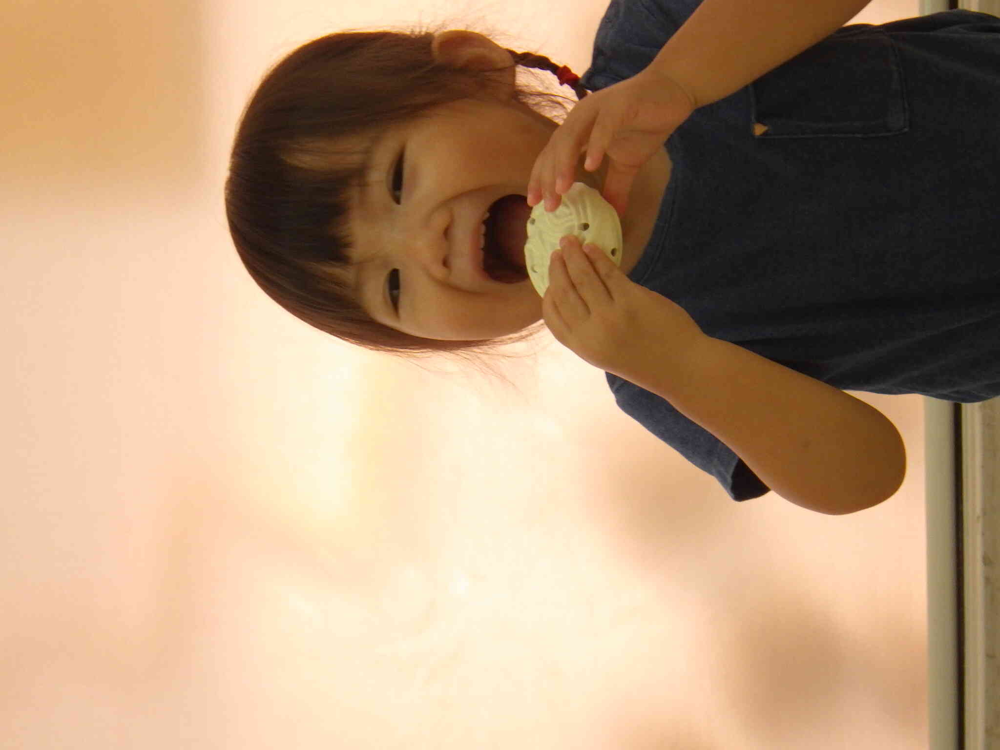 大きなお口で、、、