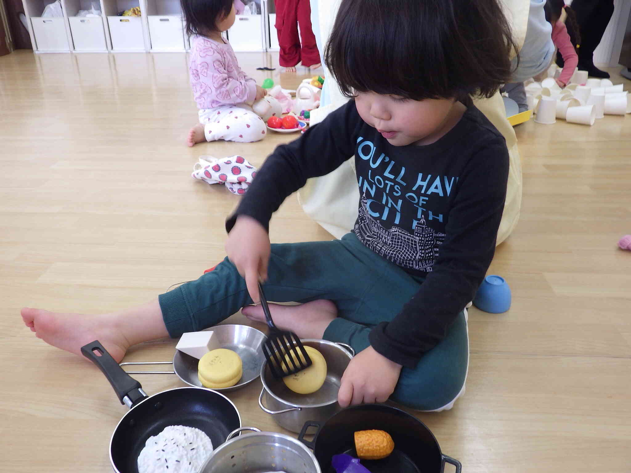 僕は調理係だよ～。