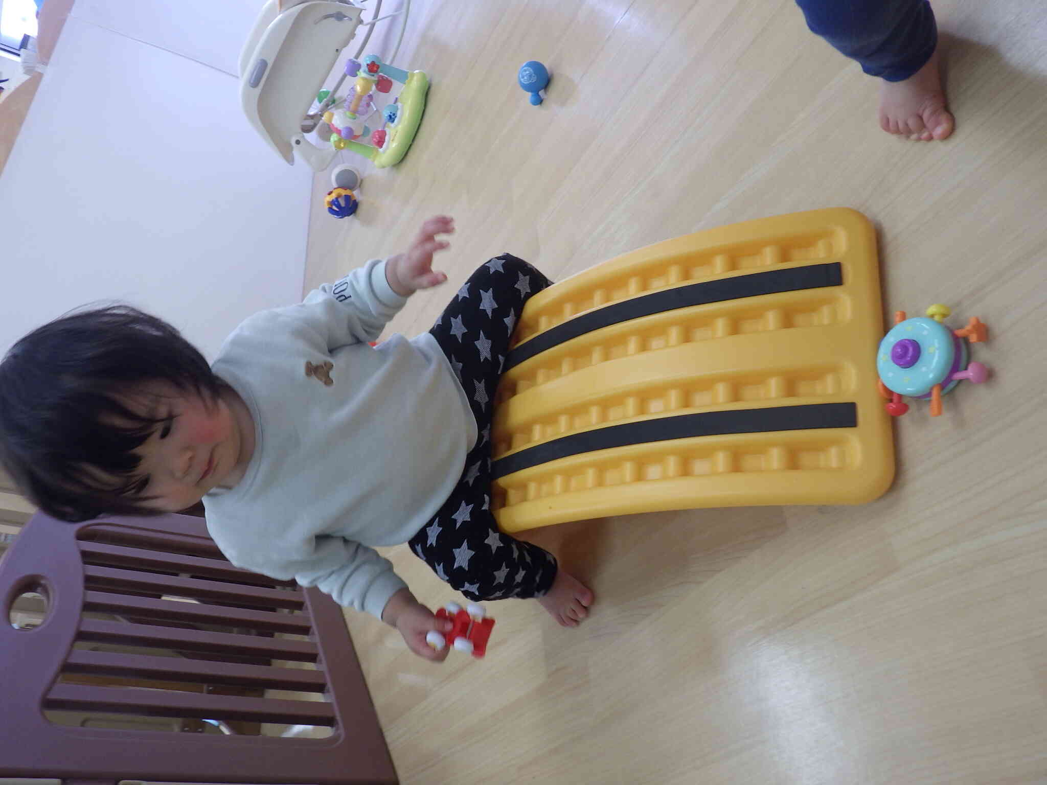 バランスボードもお手の物！！