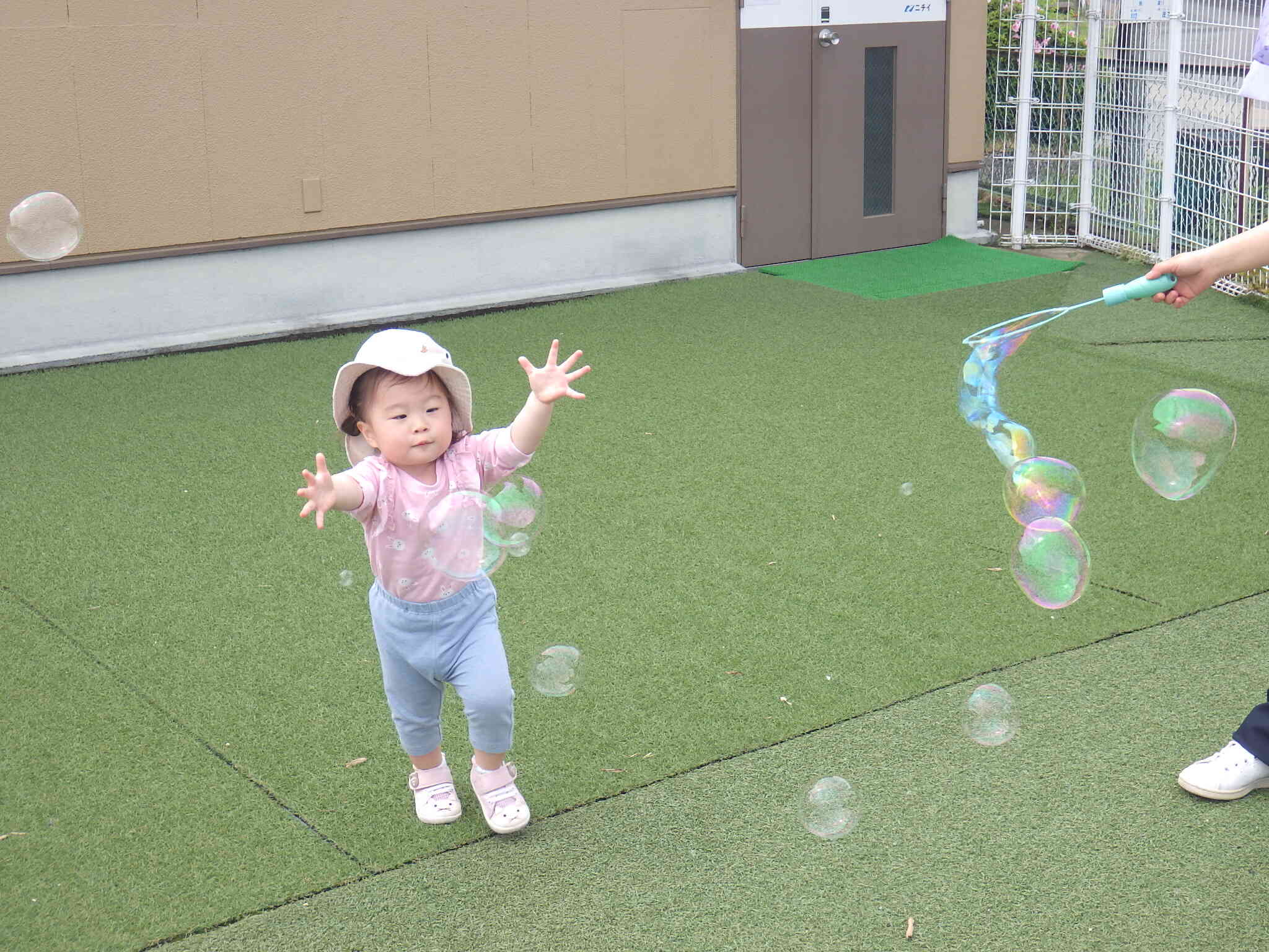 うさぎさんもお外へ♪