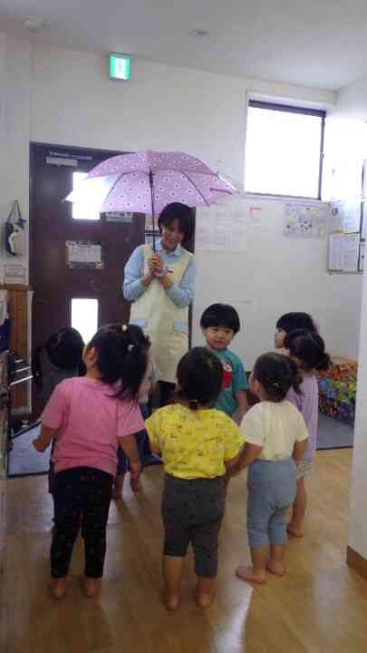 雨の日も楽しいな