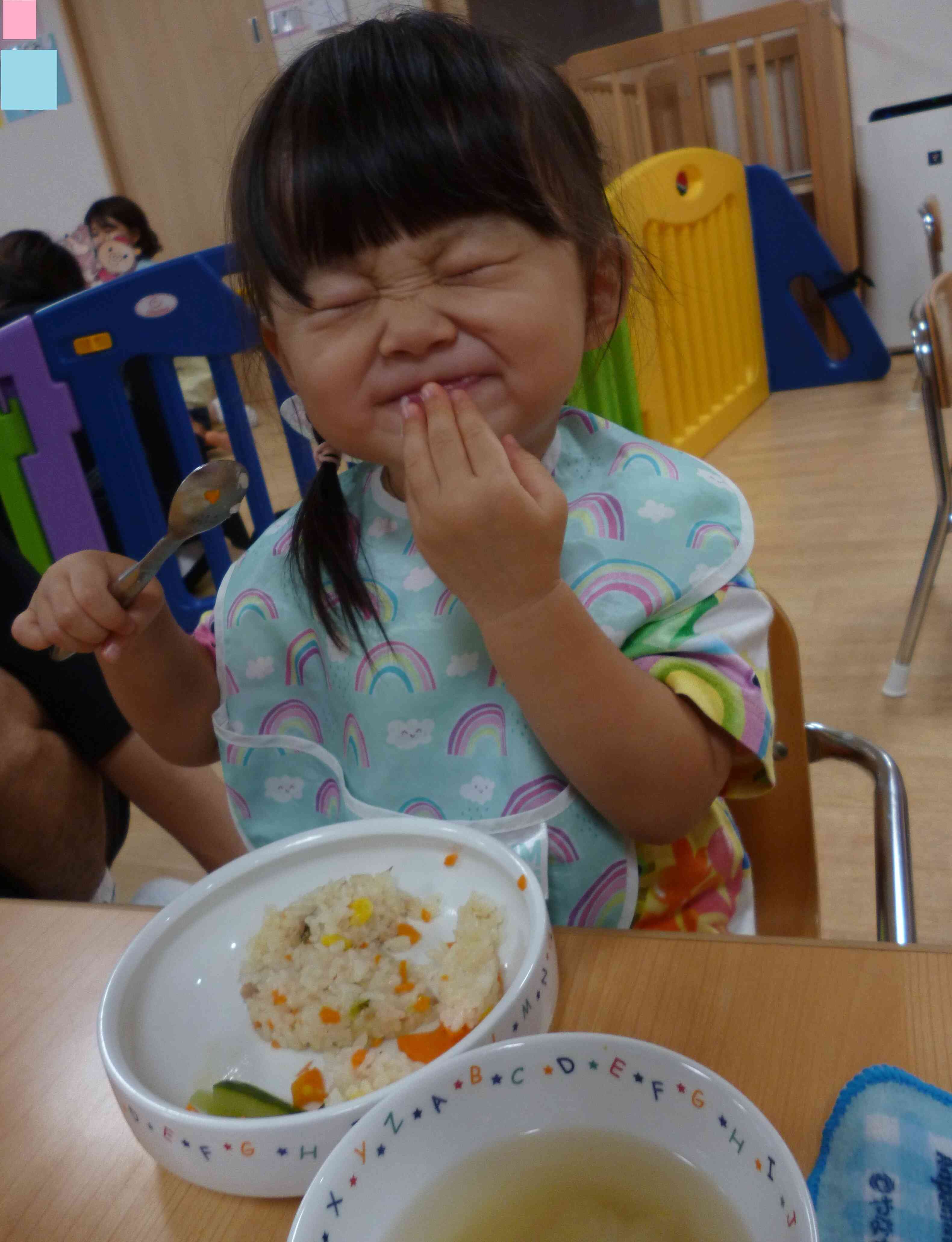 星型のきゅうり食べたよ☆