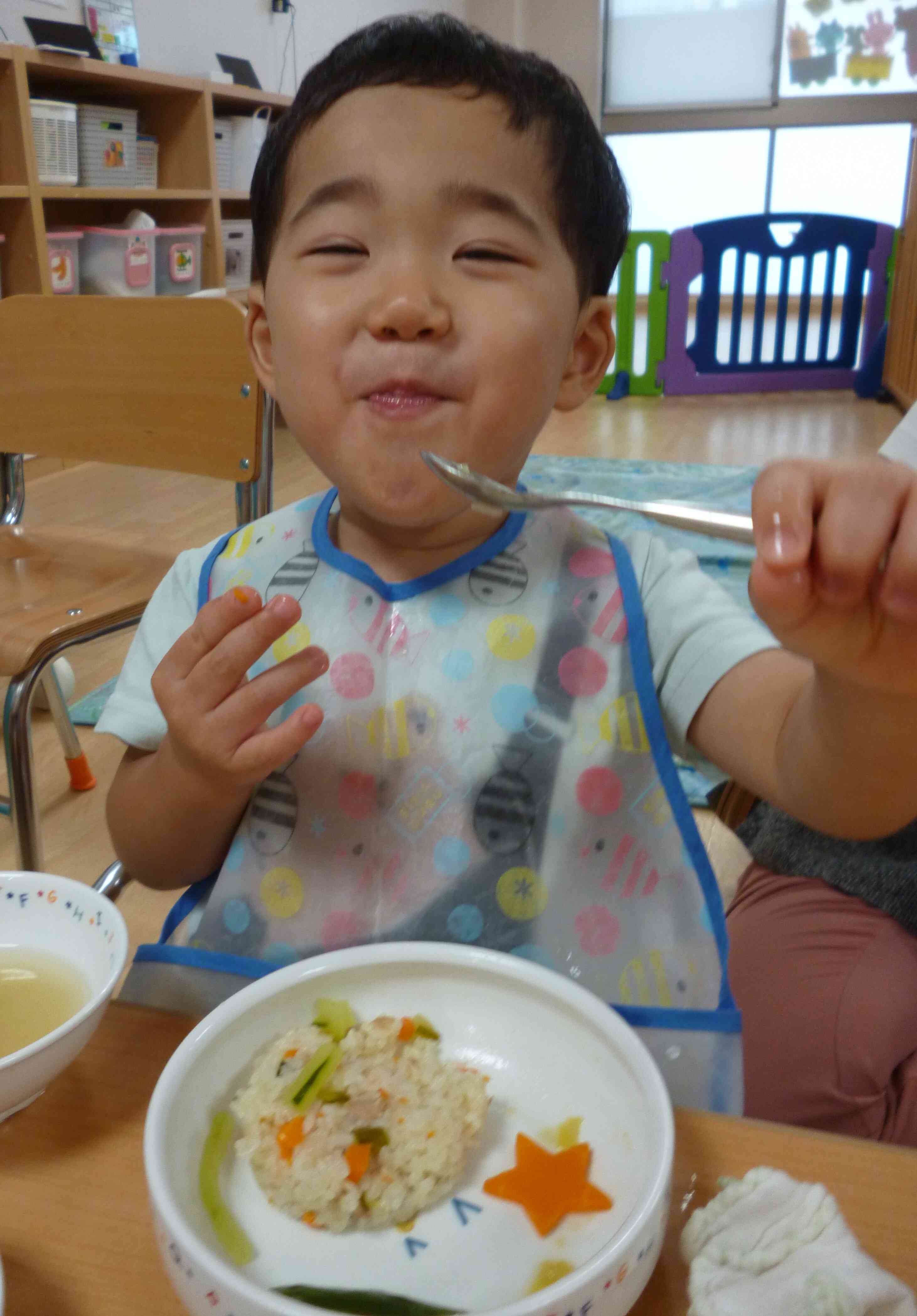 ん～！おいし～い！