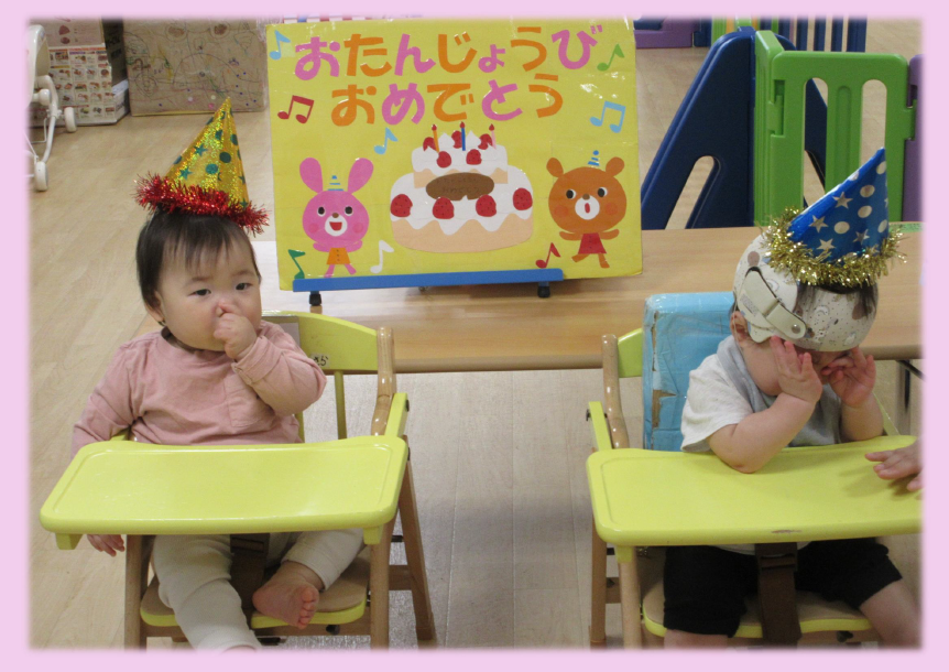 毎月「お誕生日会」開催します！お誕生日おめでとう♡