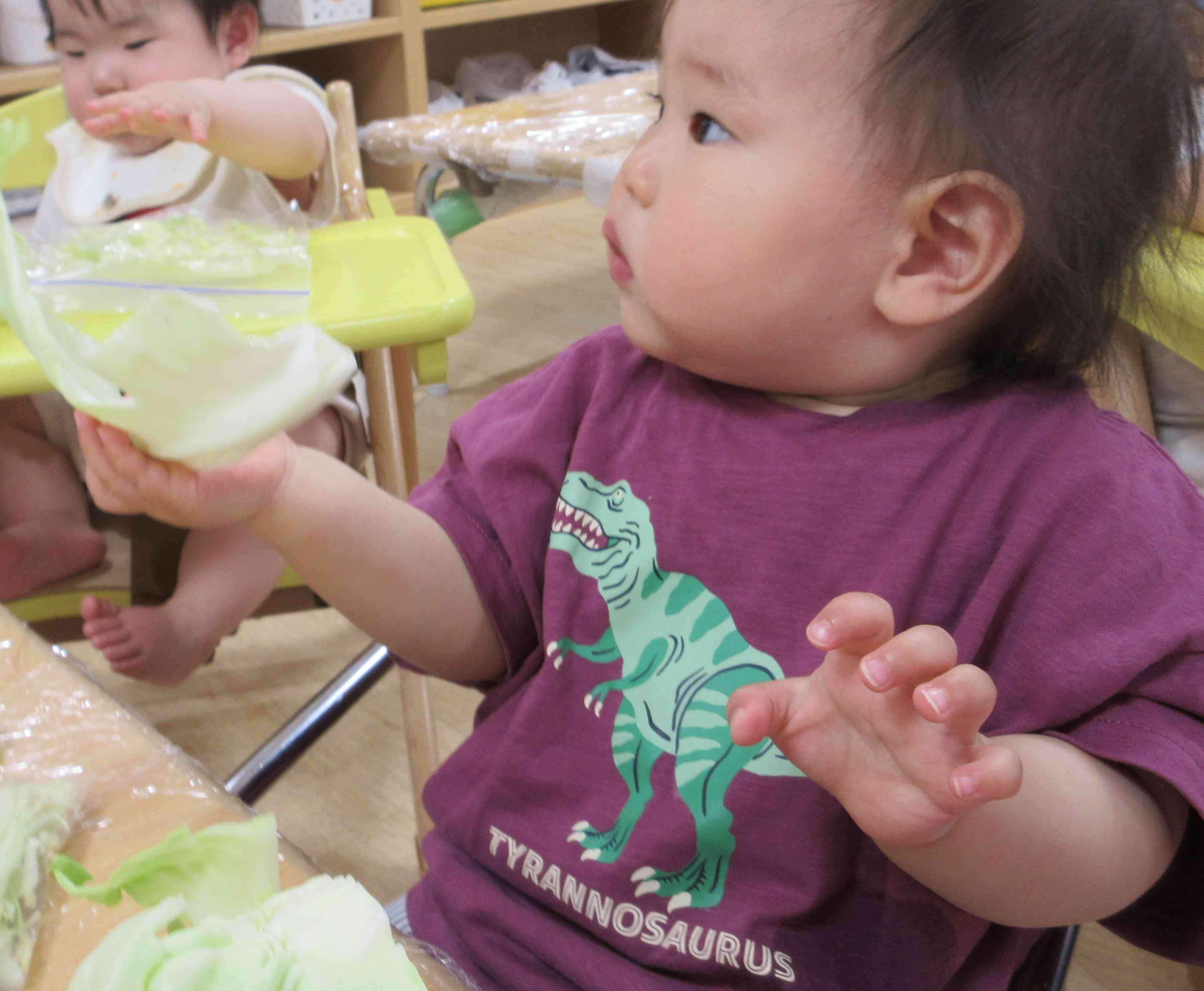 これなら持てる！！水分があるから少しひんやりするねっ