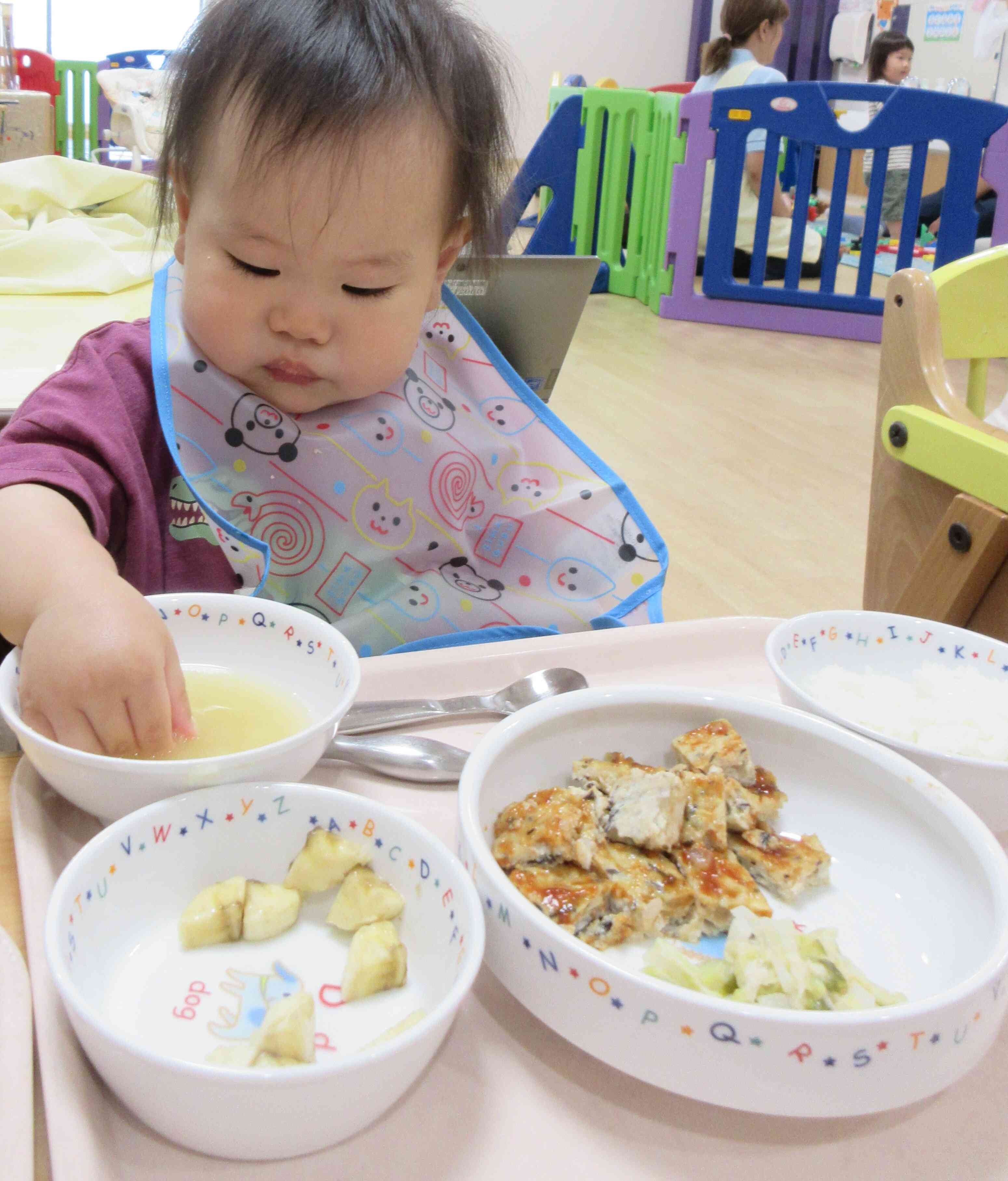 食育後の給食の様子★