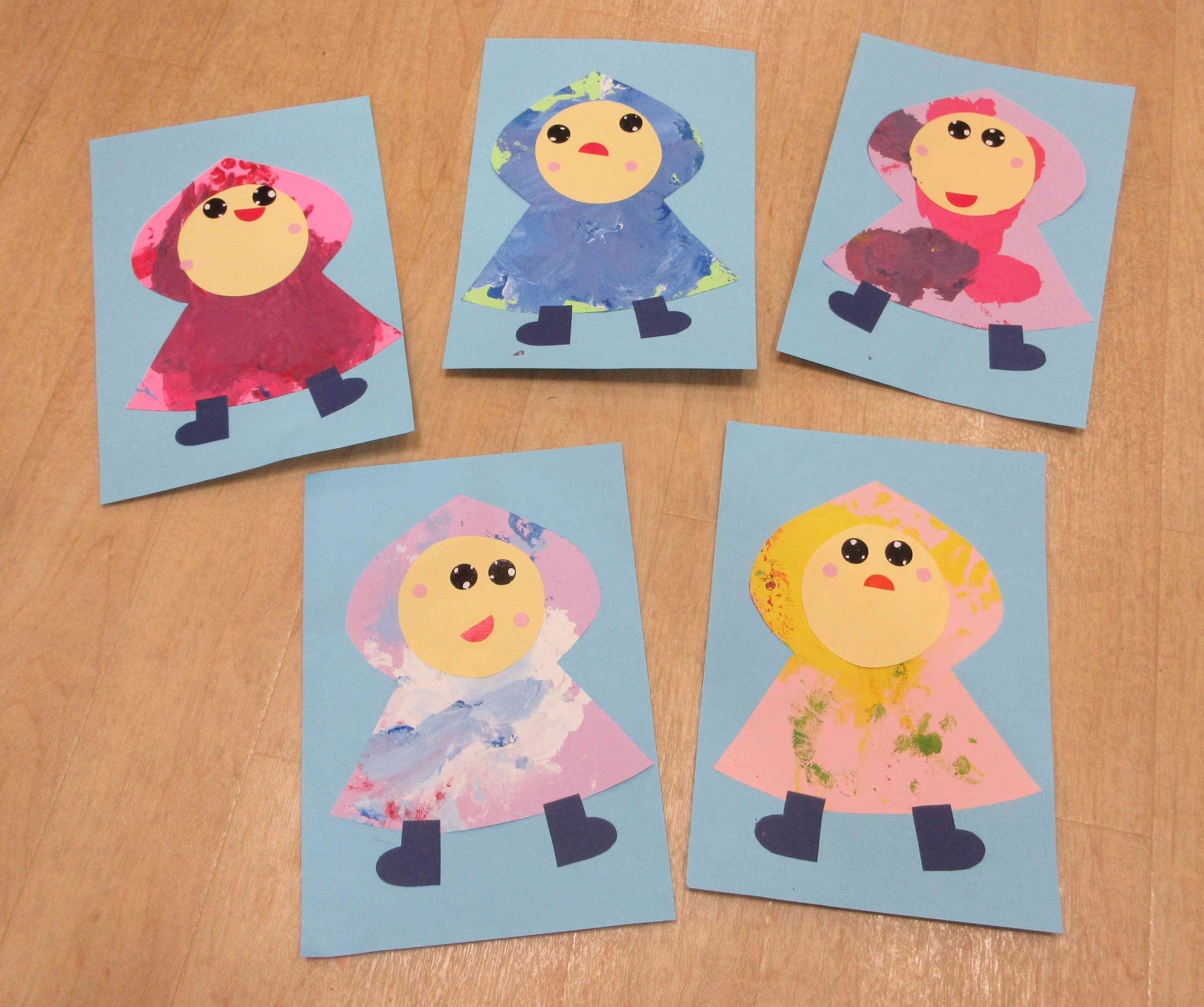 ２歳児うさぎ組さんの作品！個性あふれる可愛い作品ができました！