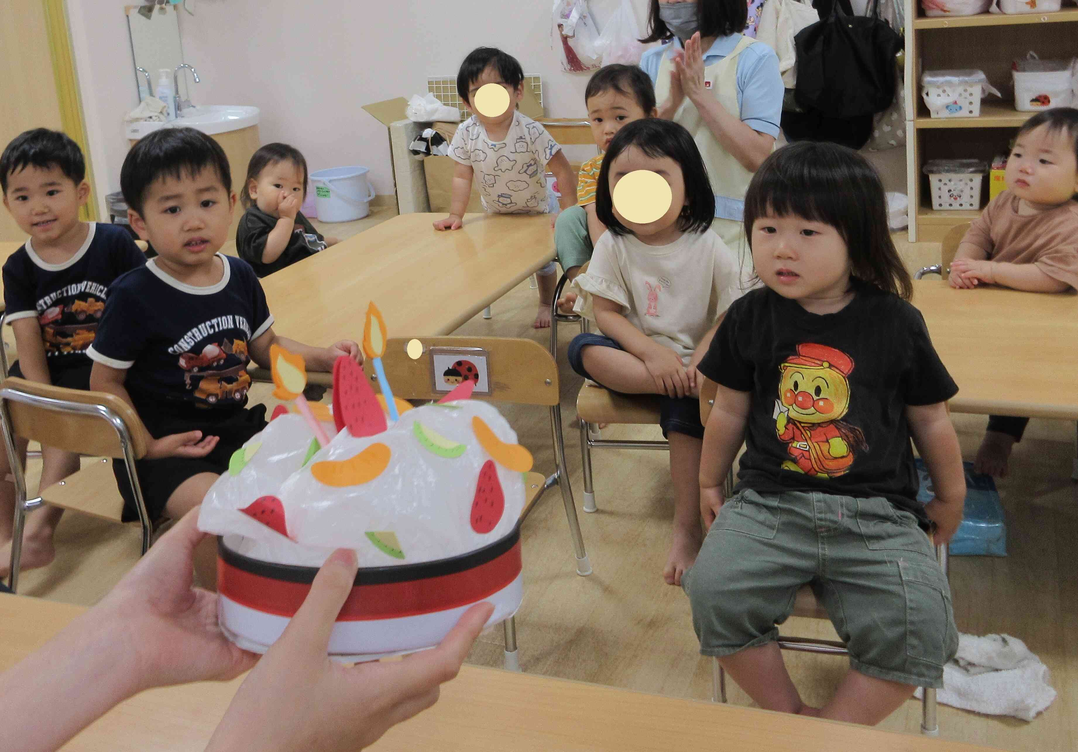 風船ケーキだ！！