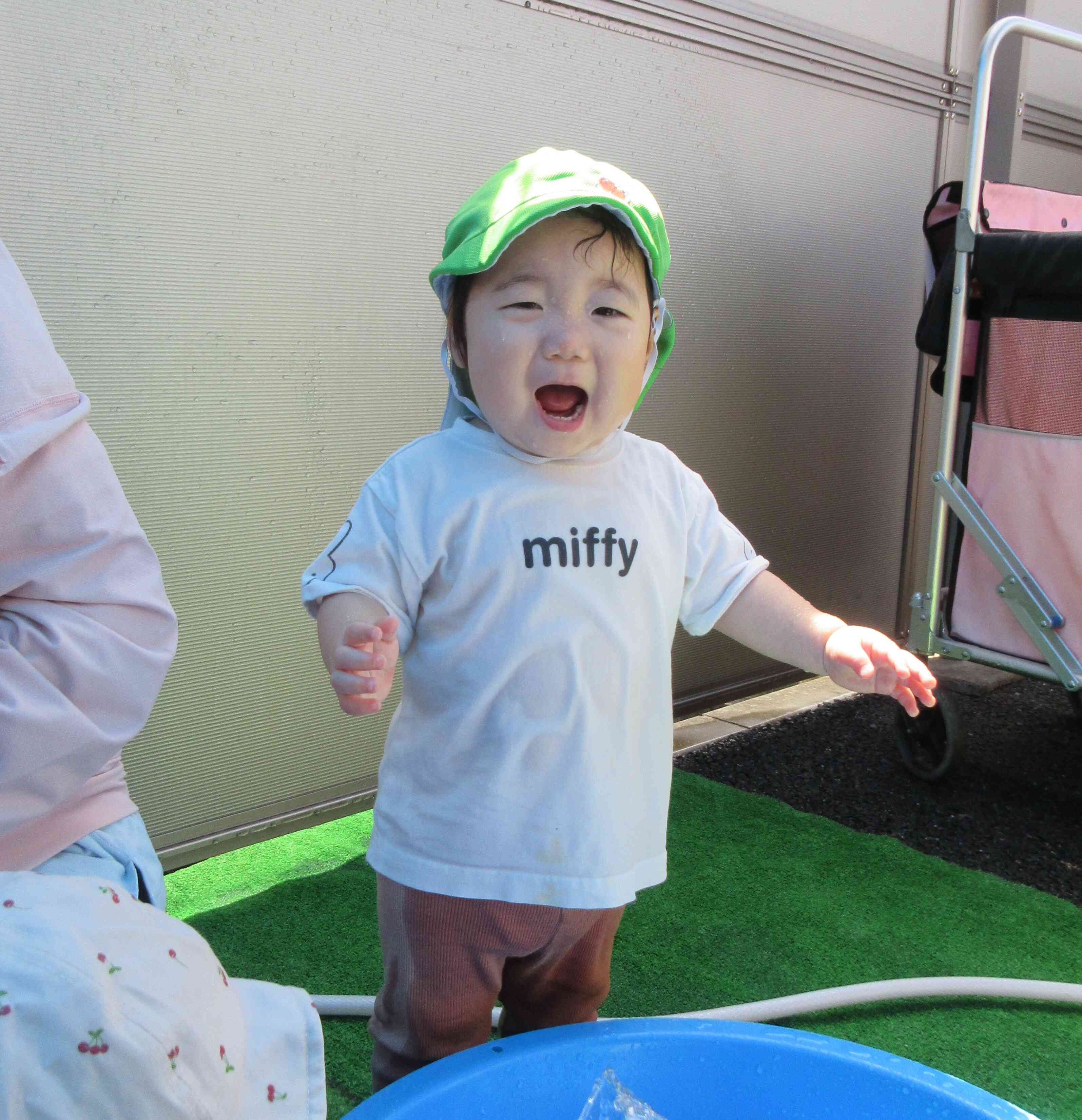 びちゃびちゃになった～！