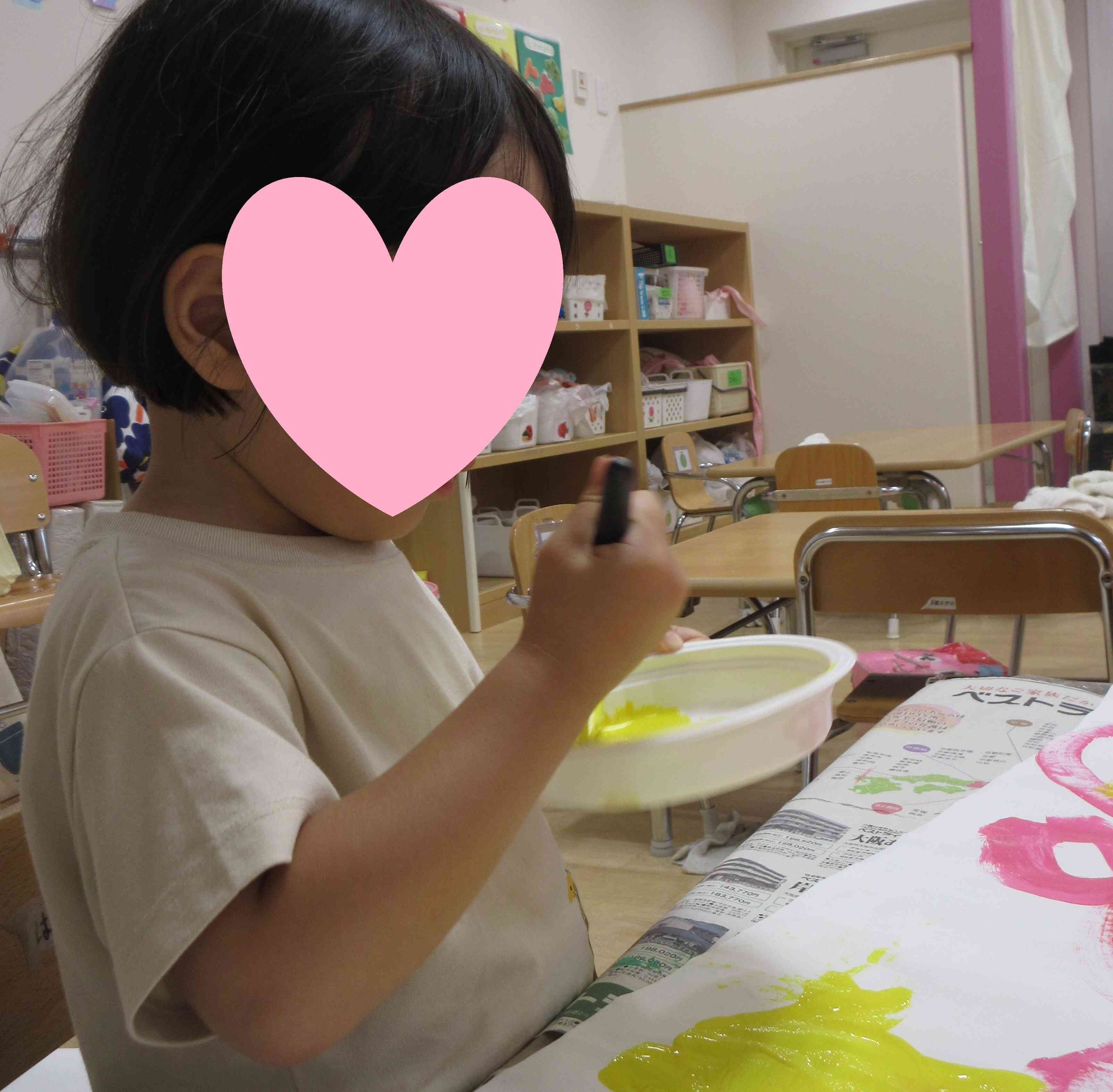 絵の具混ぜまぜ～