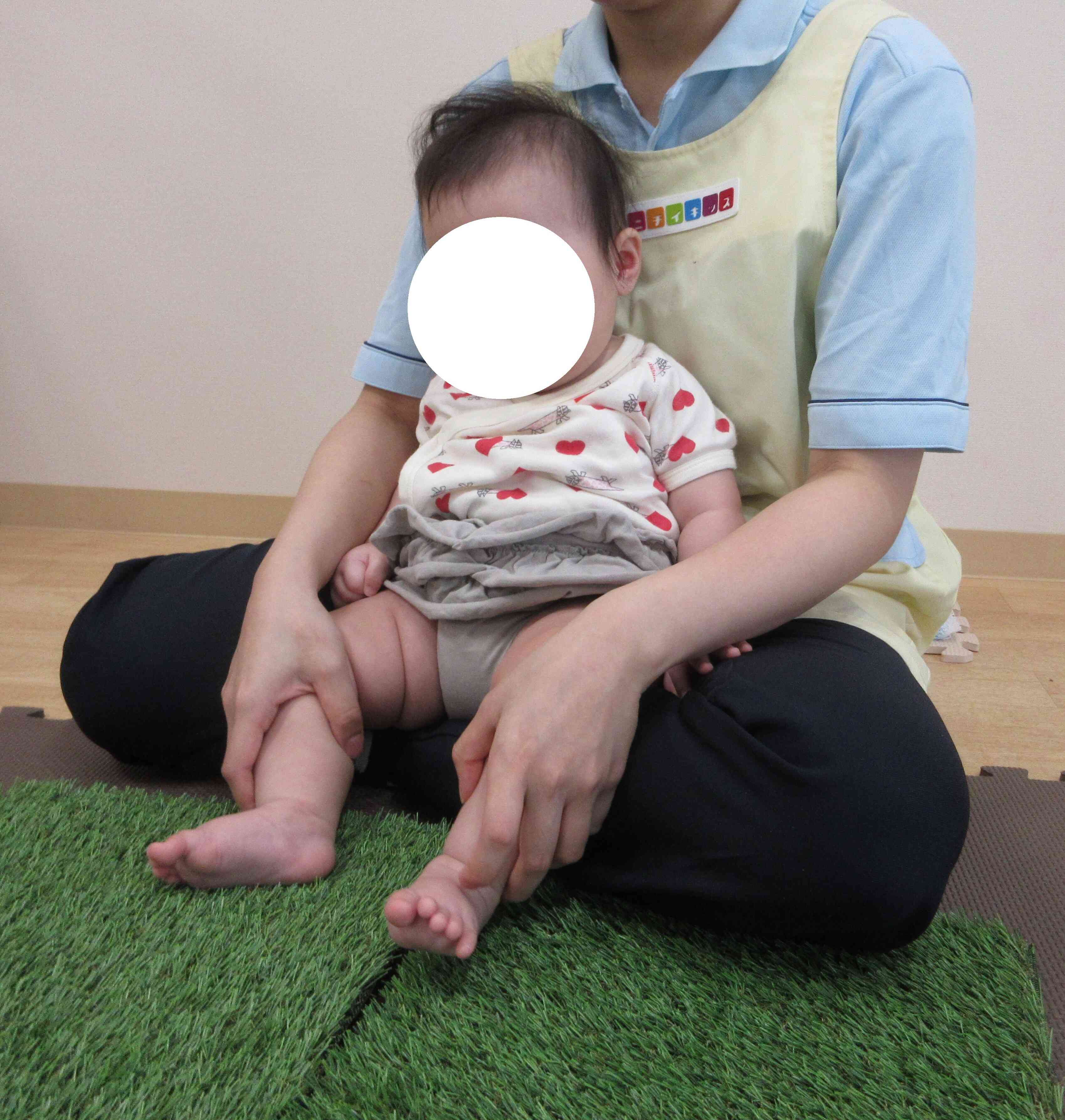 芝生マットの感触はどうかな？