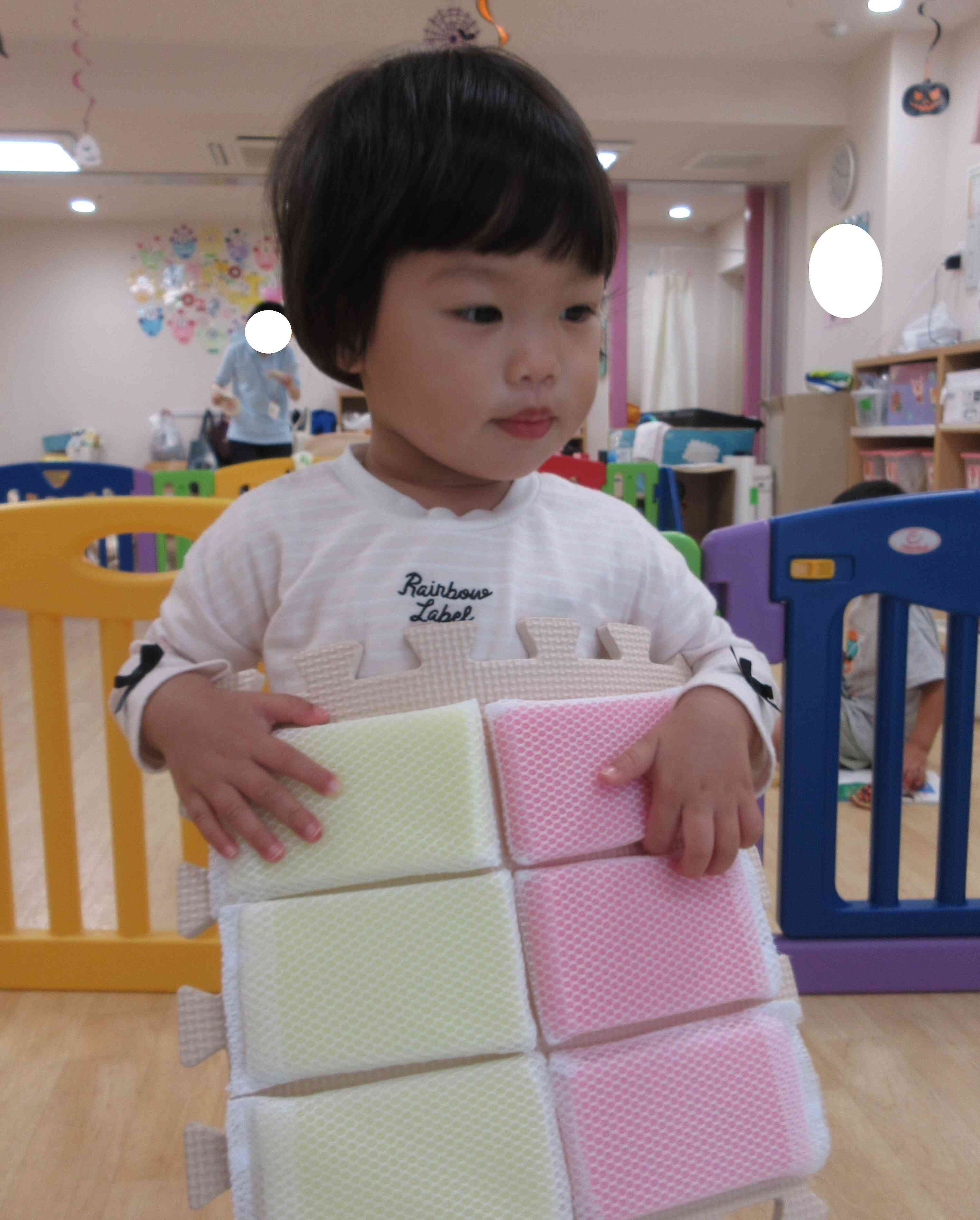 私はスポンジマットがお気に入り!