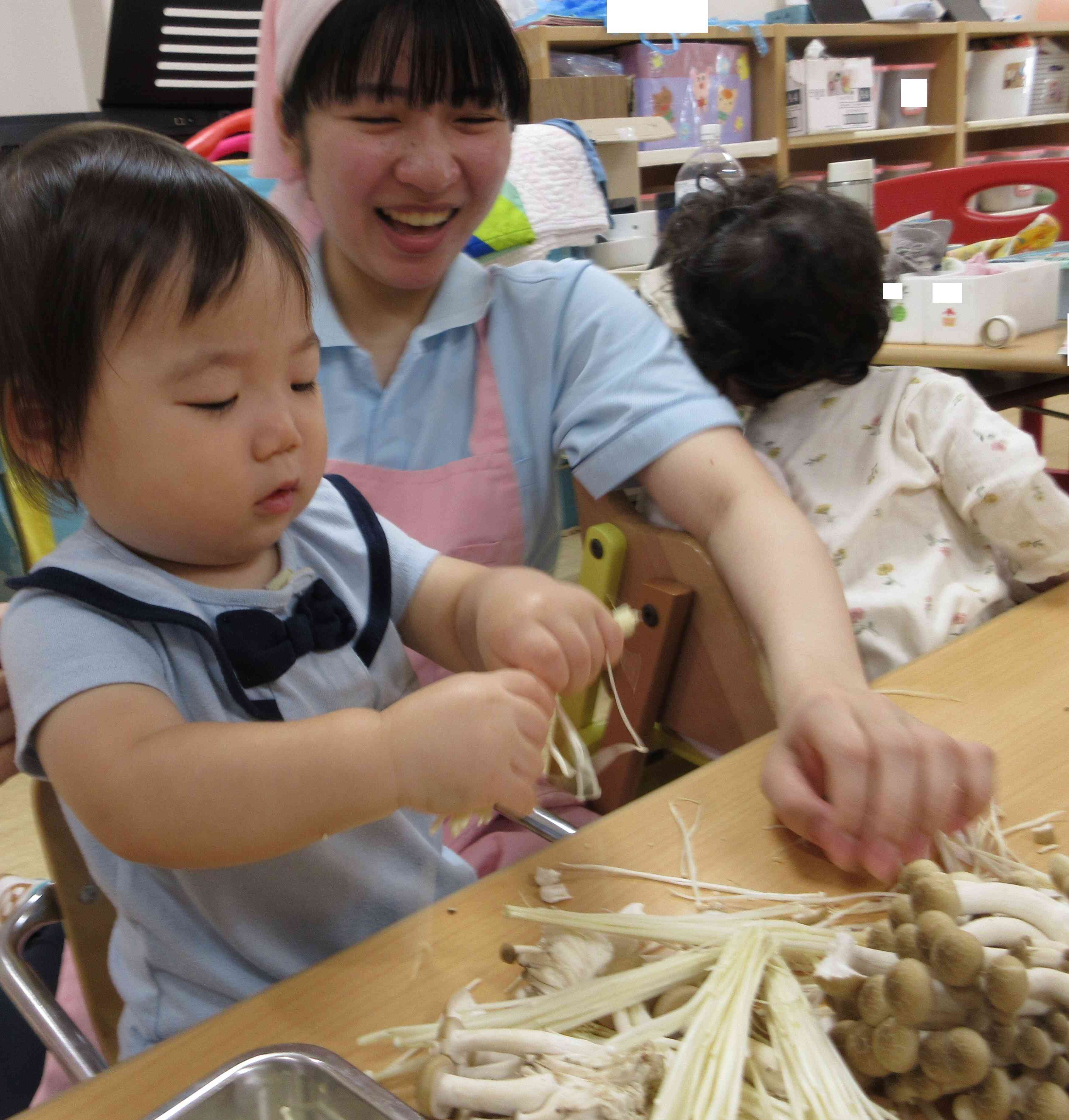どんどんさいていくよ~!「えーい!」
