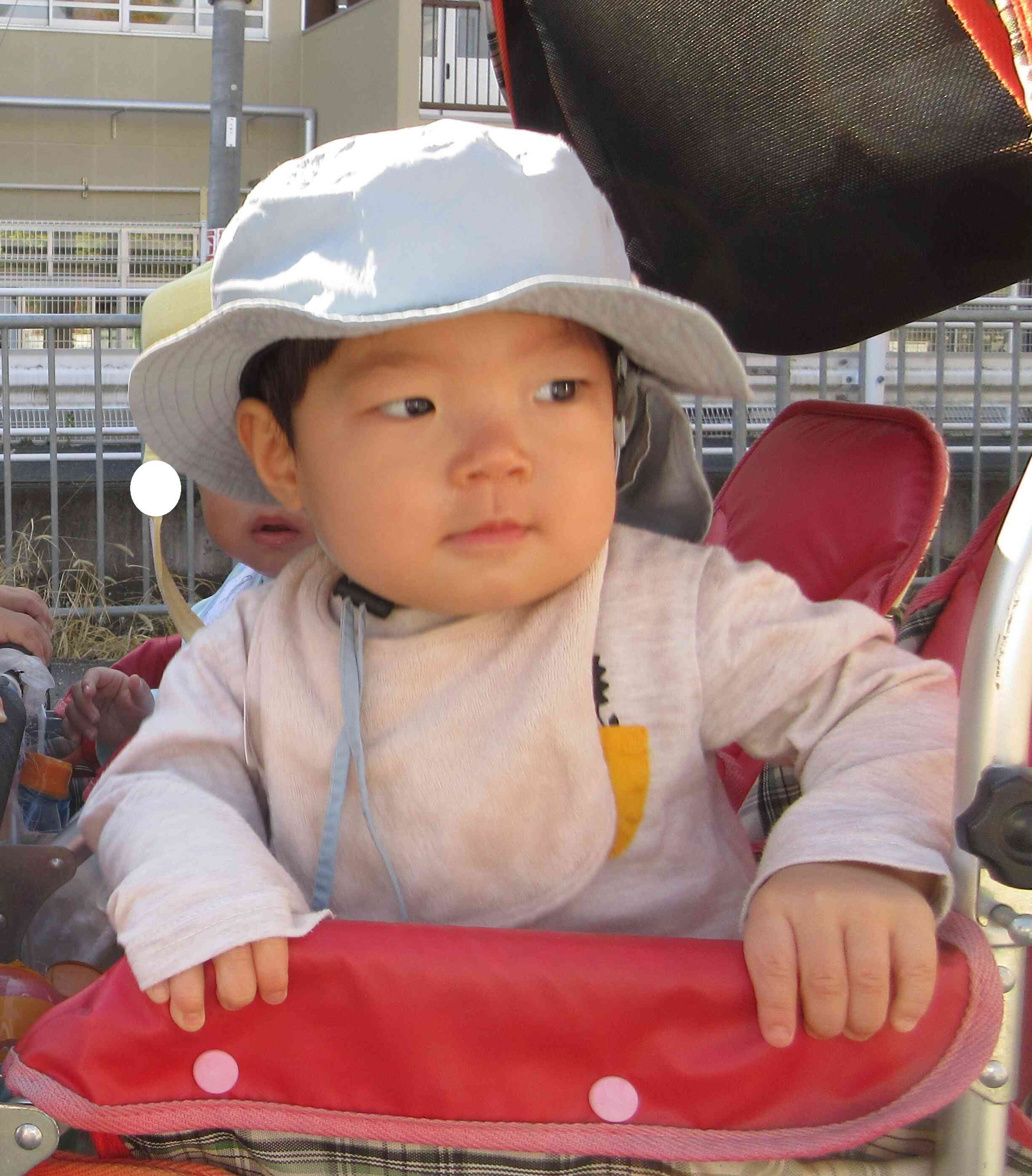 小学校にお散歩来たよ！