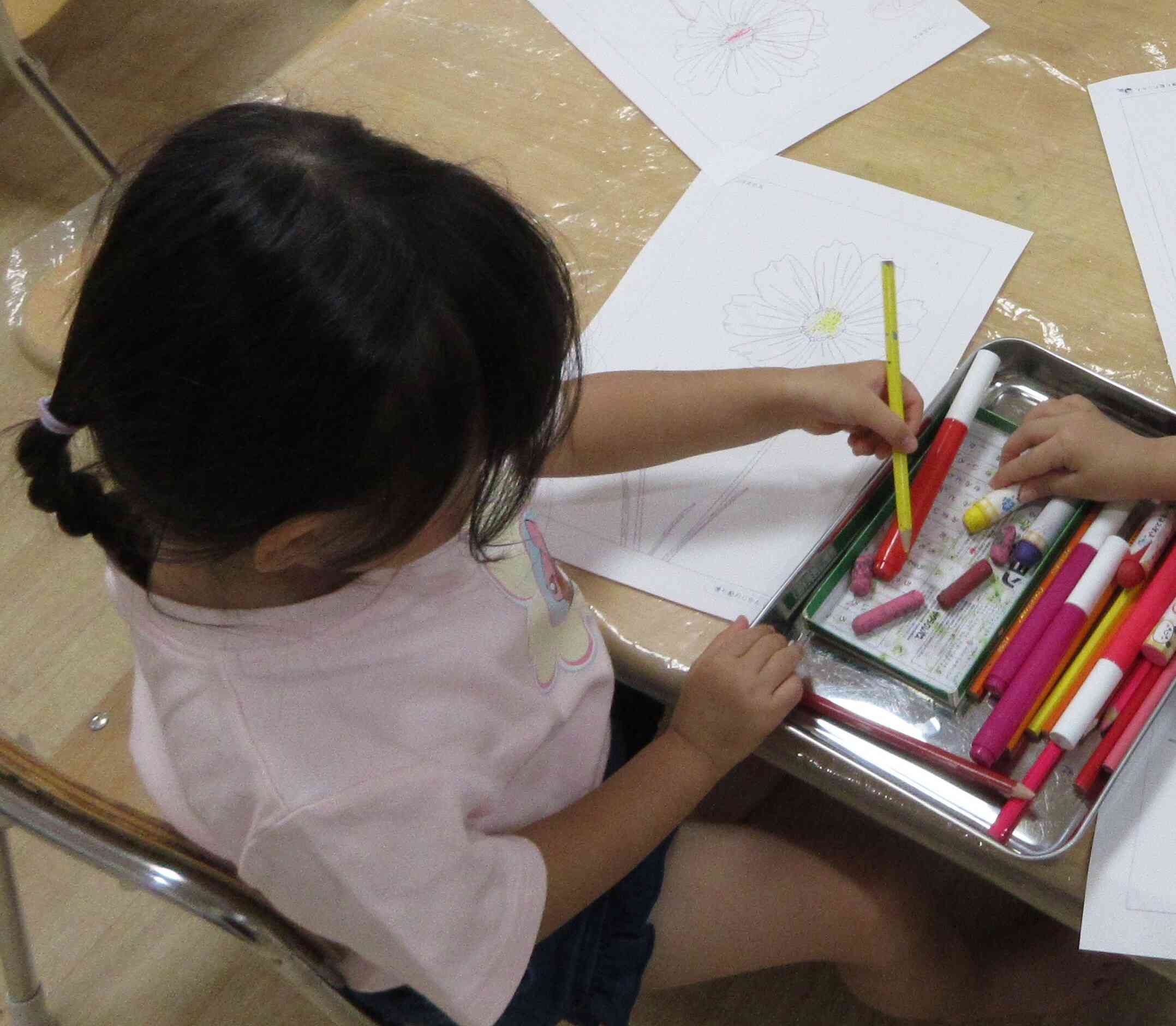 真ん中はなんで黄色なの？