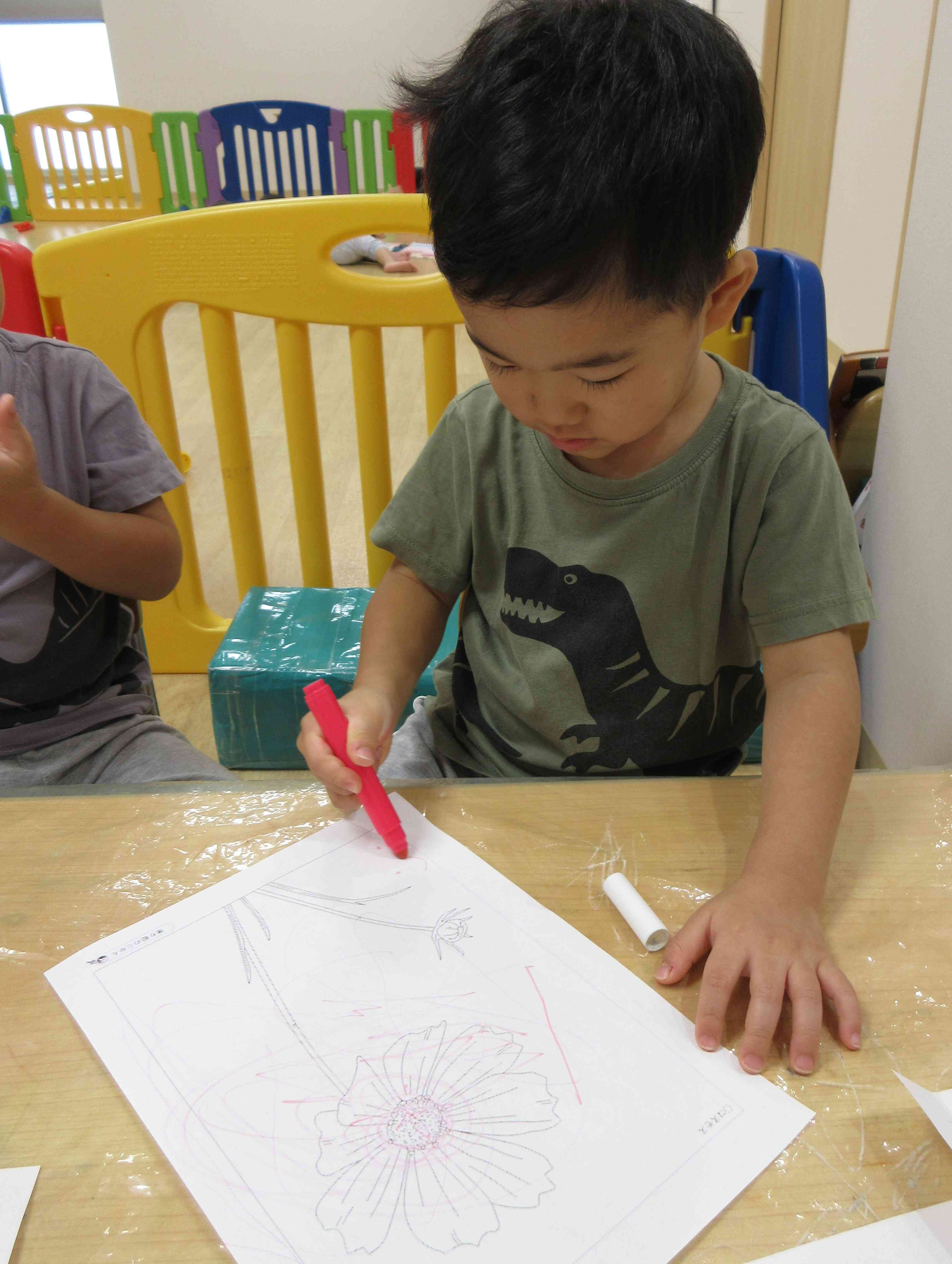 11月の玄関製作はコスモス！