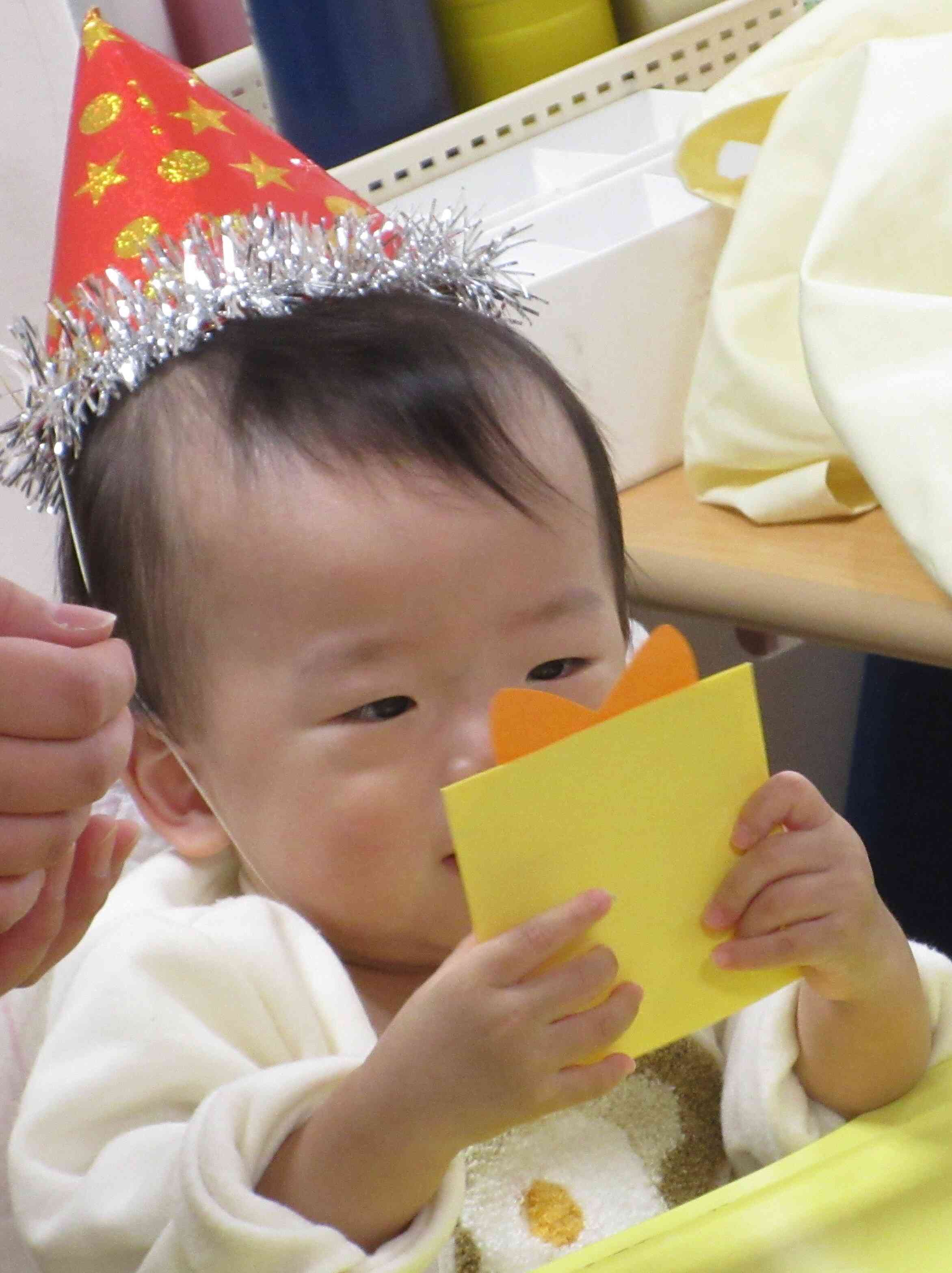 誕生日カードもらったよ☆