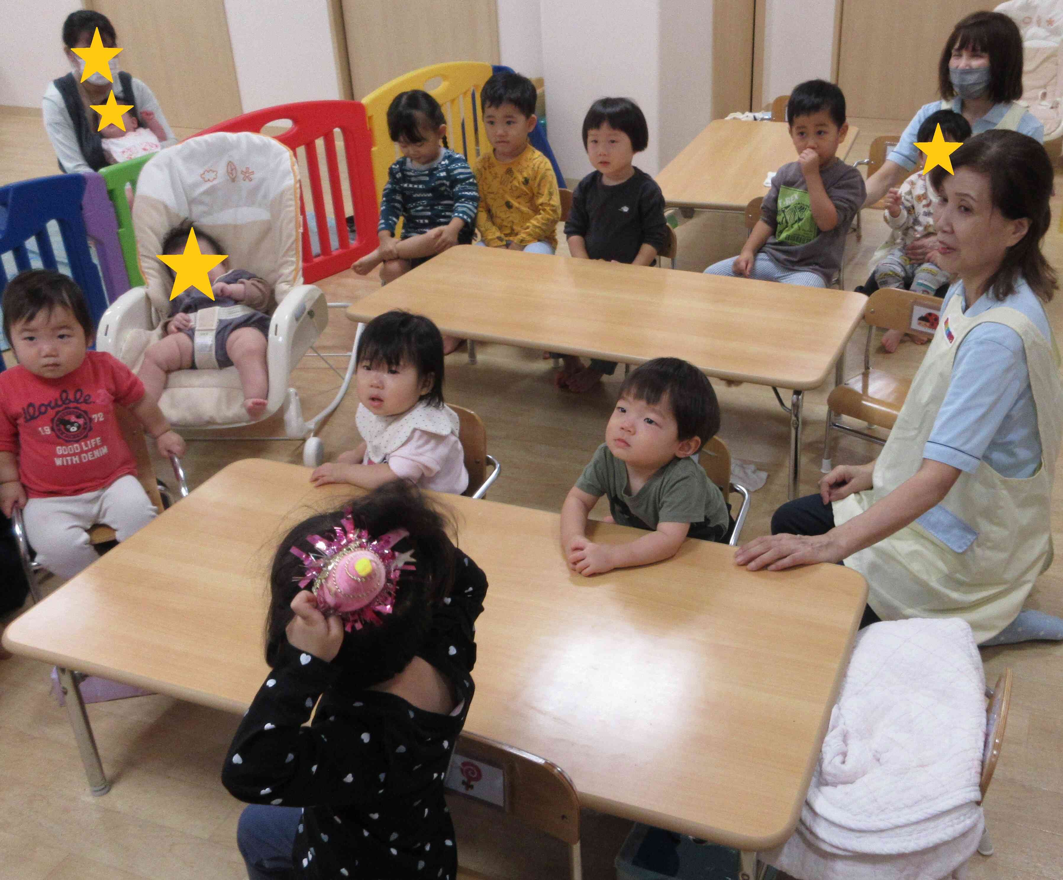 朝の会の後は…