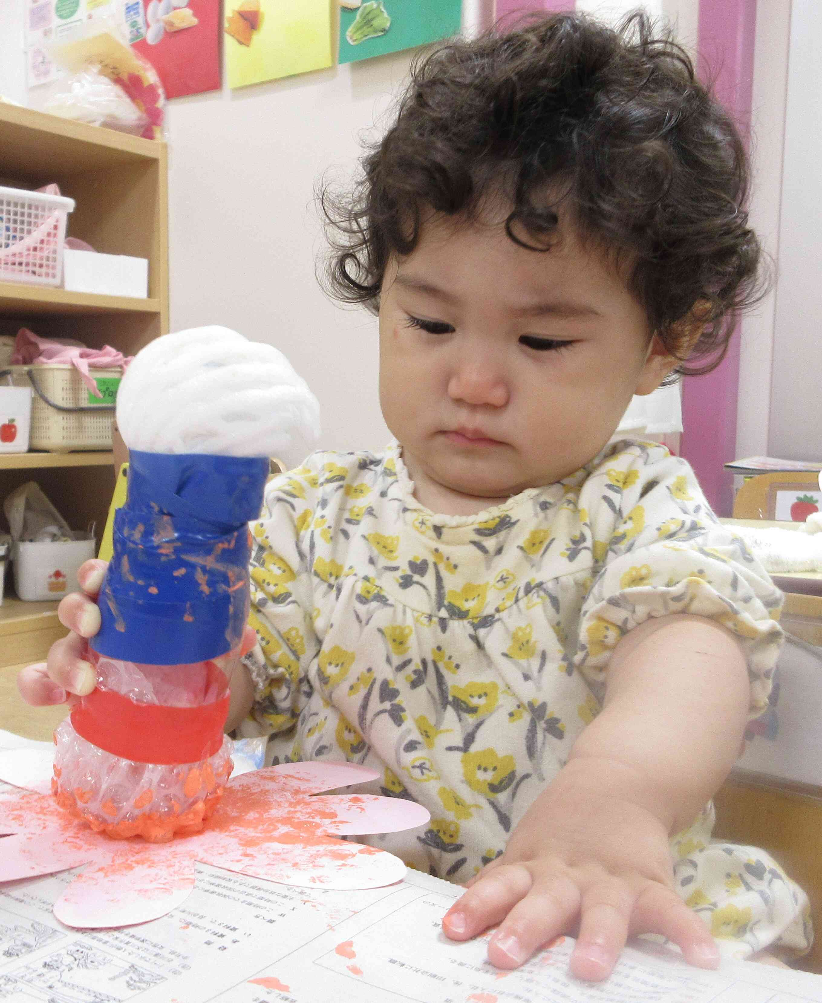 真剣な表情でぽんぽん!ステキ!