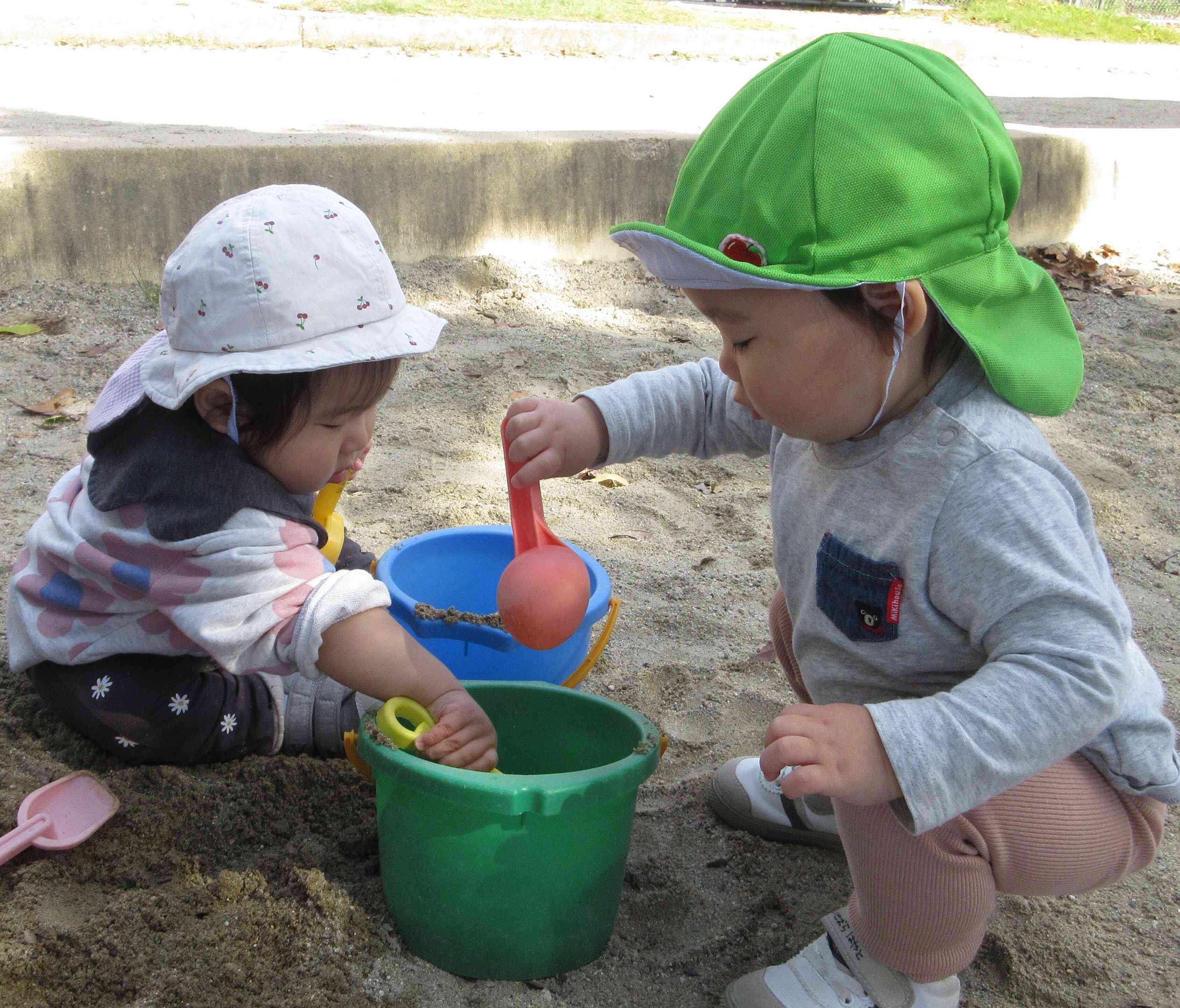 一緒に遊んだよ！