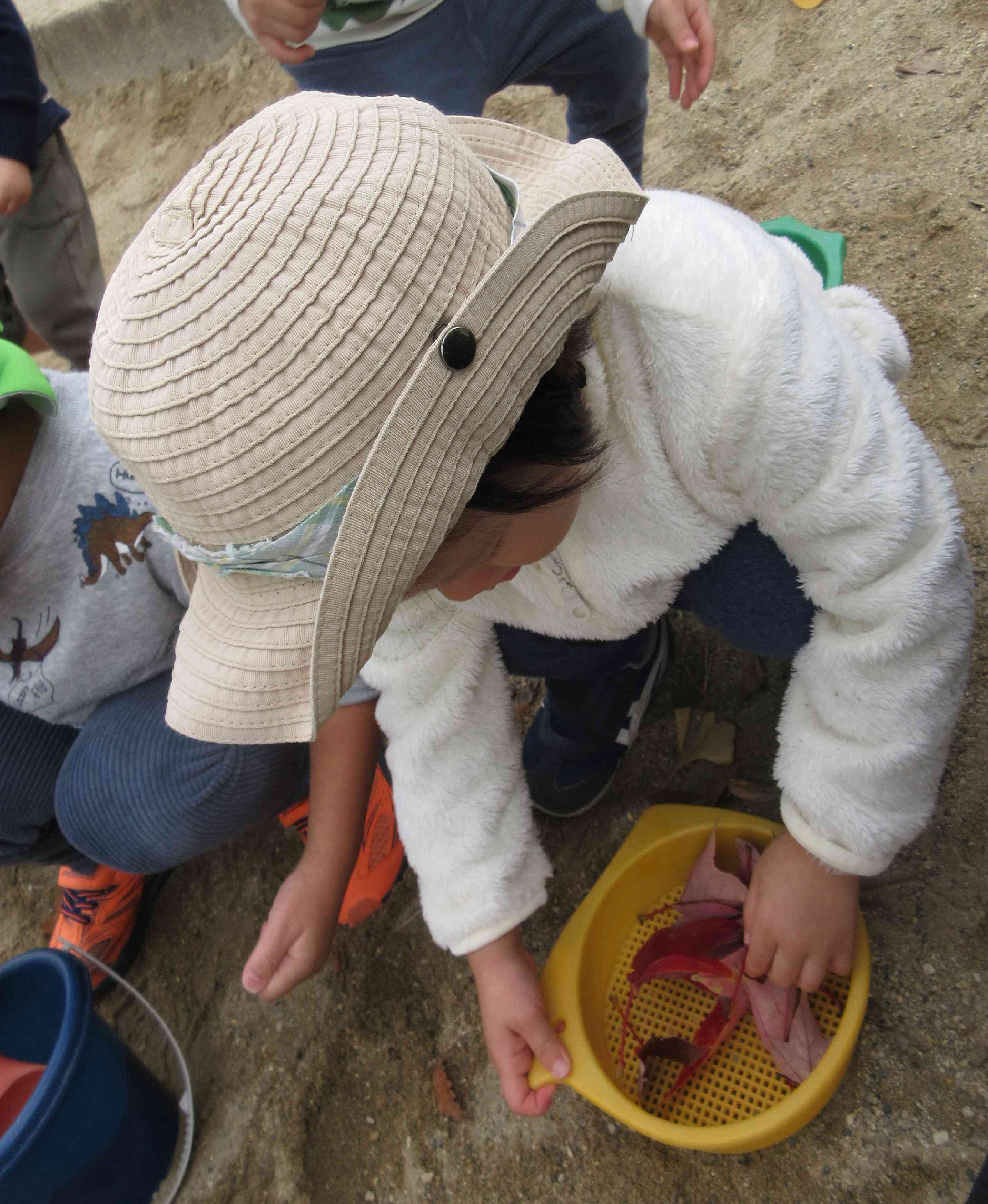 落ち葉屋さんもしました！