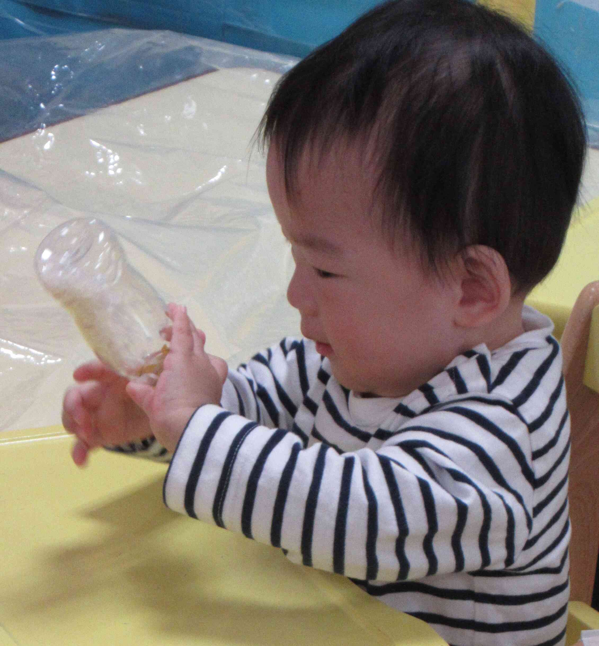 中に入っているお米振ってみたよ