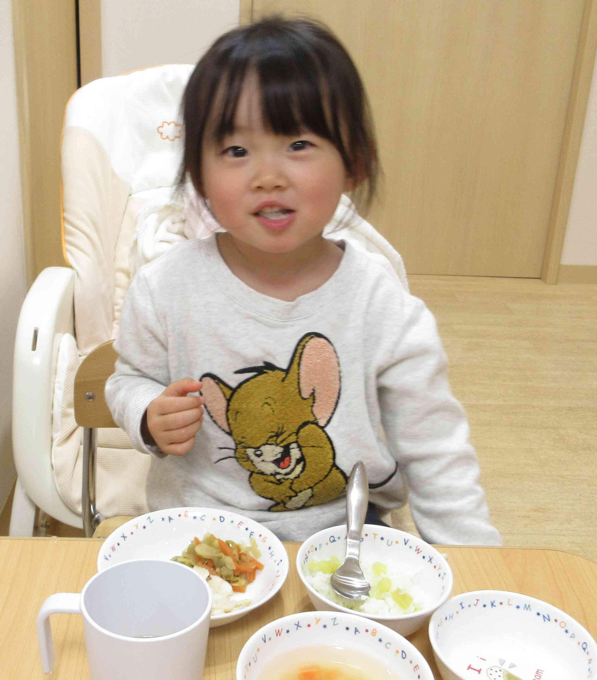 いっぱい食べたよ～！