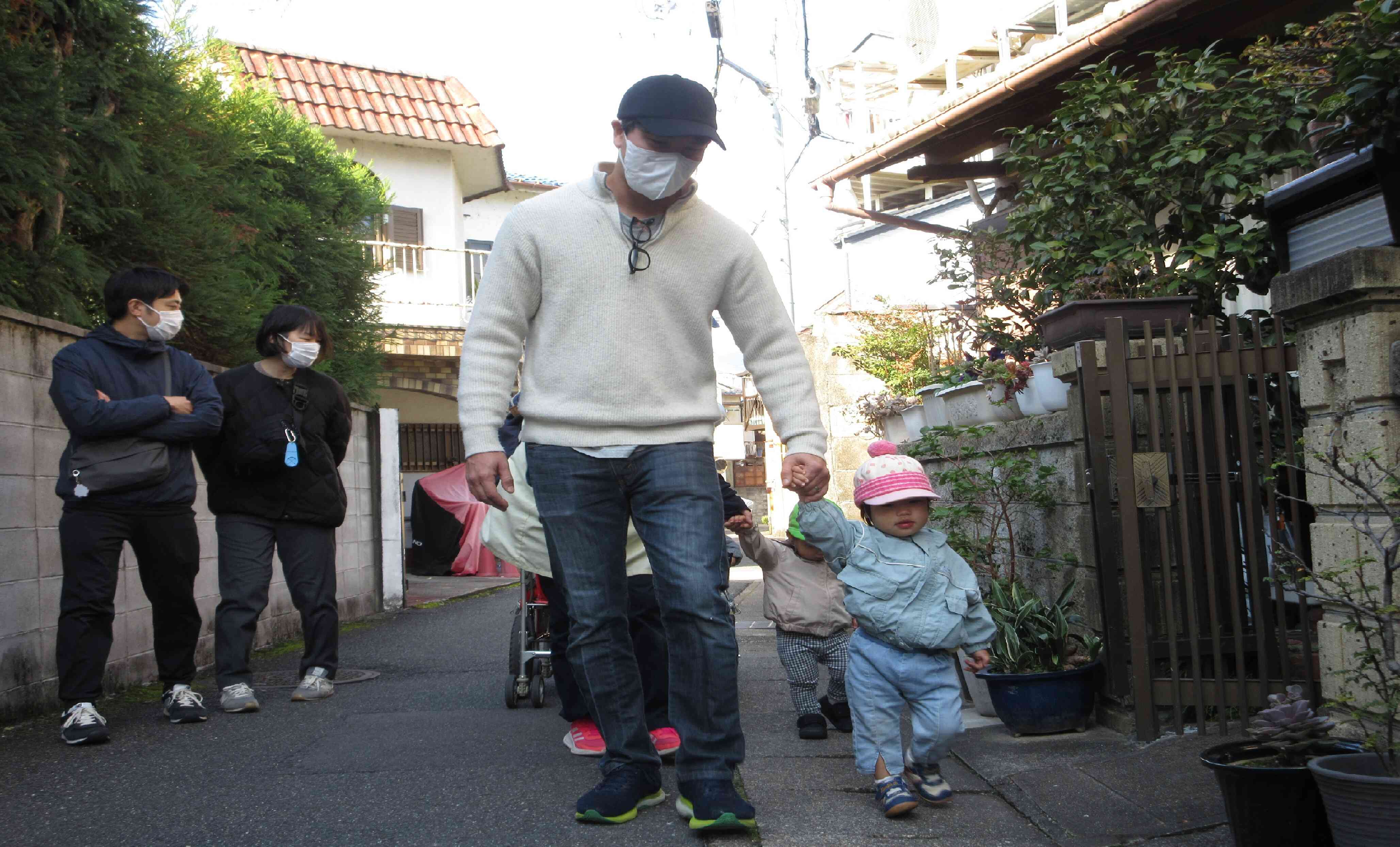 さぁ！お散歩に出発〜！