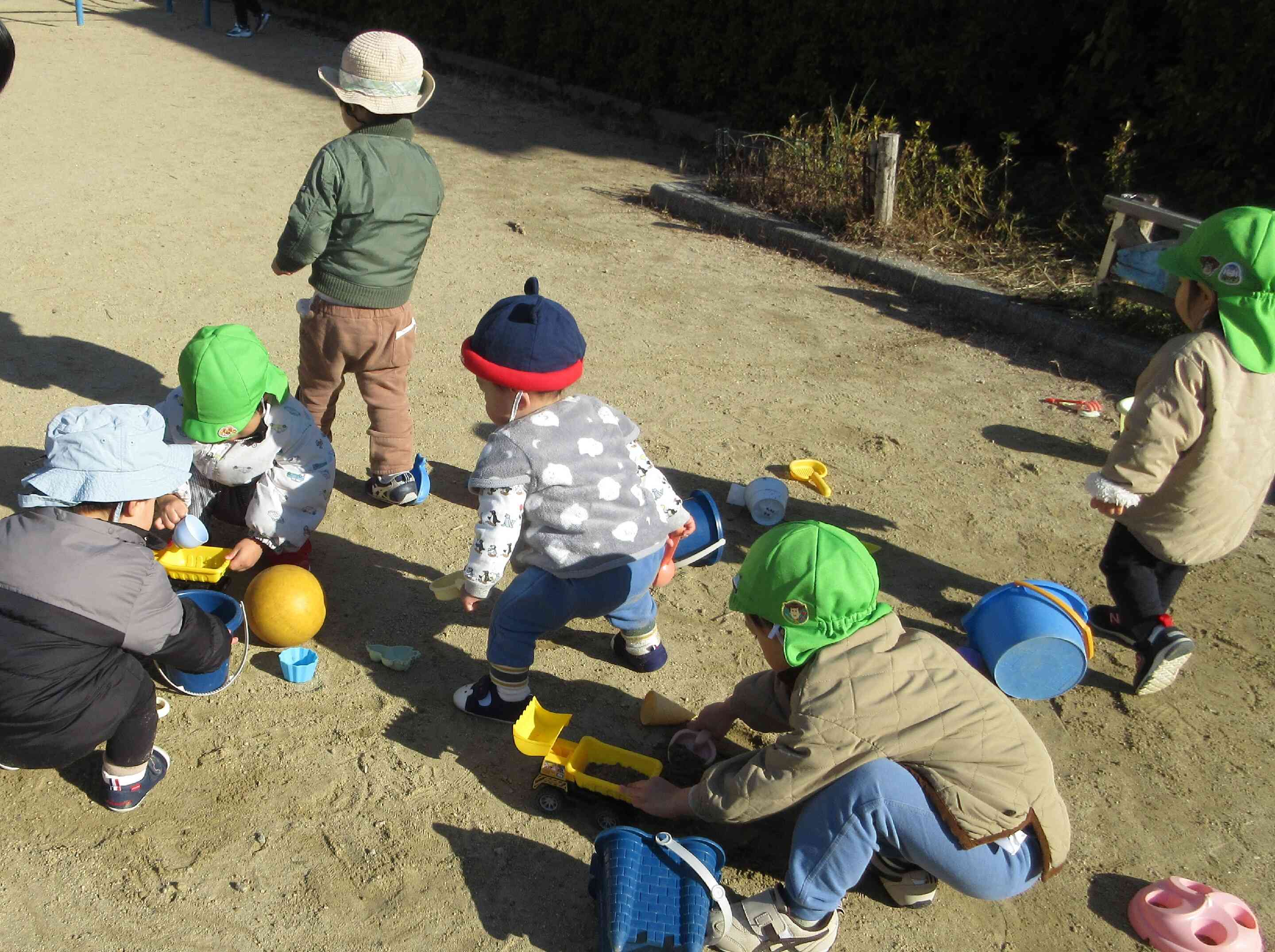 お砂場も楽しみました！